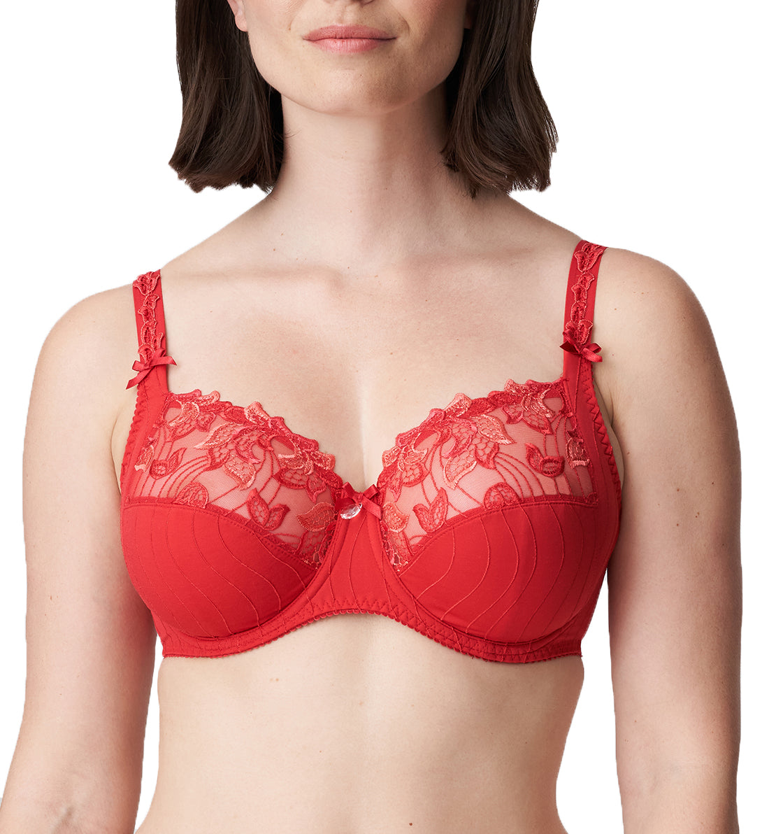 PrimaDonna Deauville Full Cup Underwire Bra (0161811),30F,Scarlet - Scarlet,30F