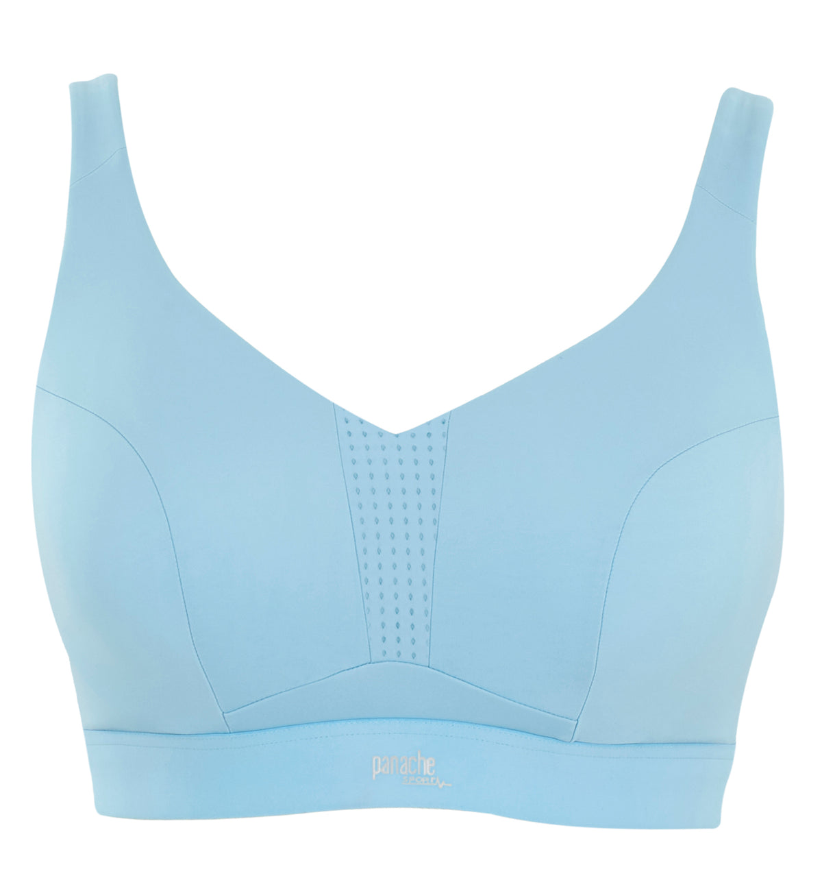 Panache Endurance Ultra Perform Non-padded Underwire Sports Bra (5022),28F,Sky Blue - Sky Blue,28F