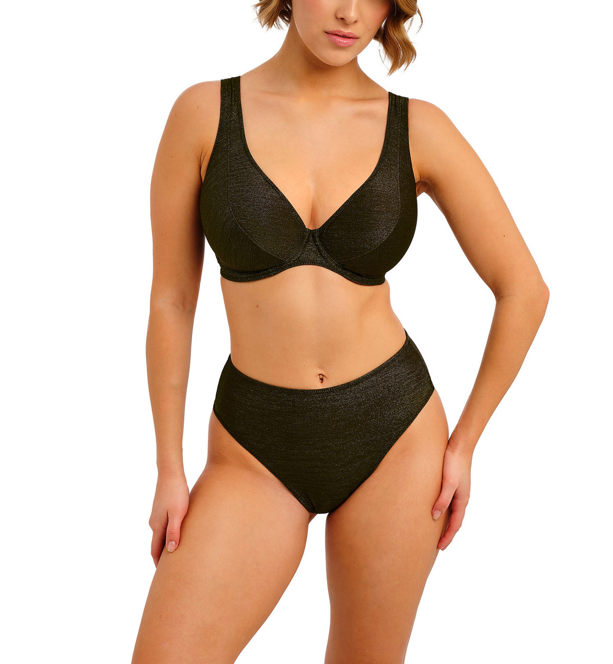 Freya Arizona Wave High Apex Underwire Bikini Top (206113),28F,Nebula - Nebula,28F