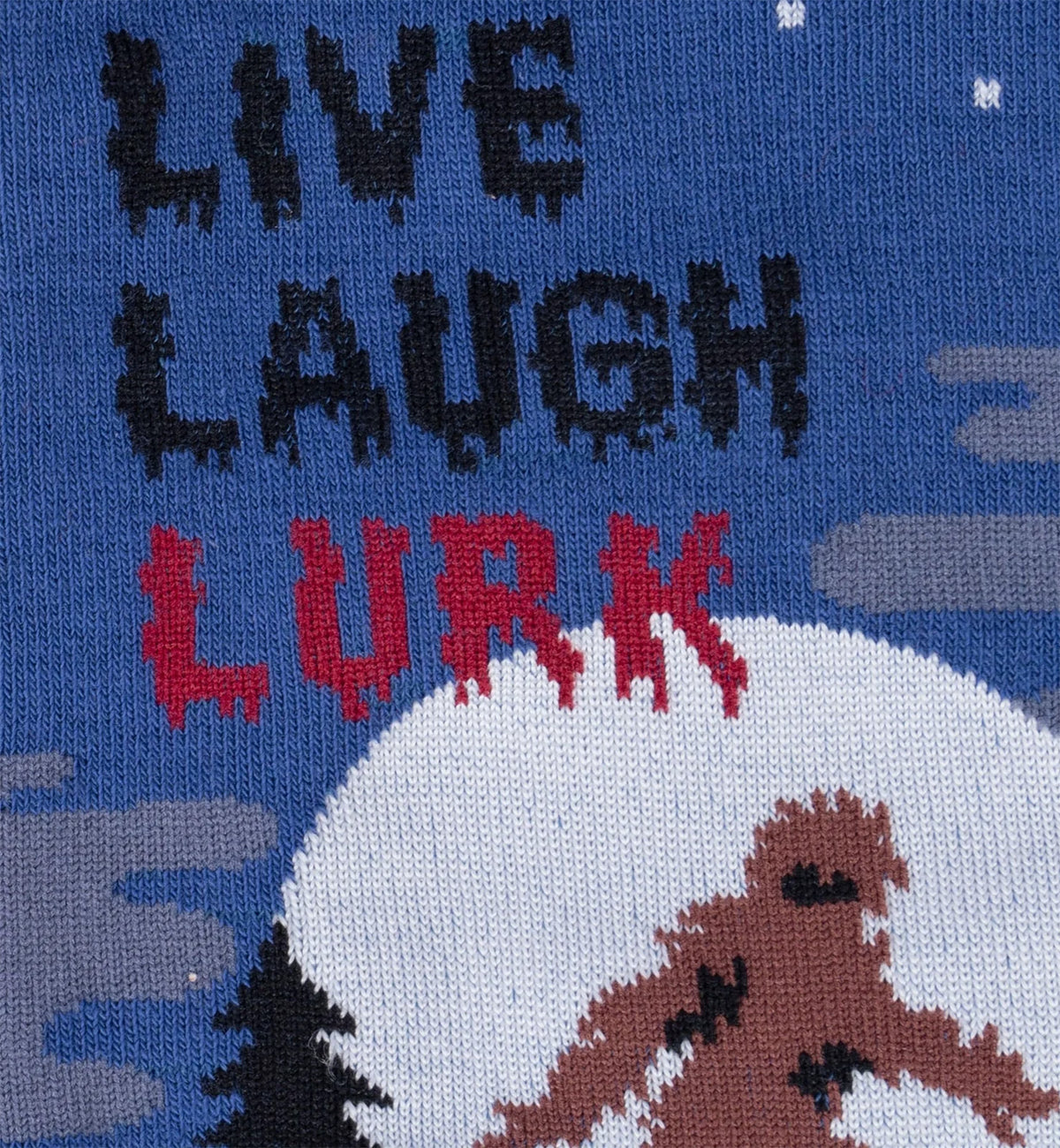 SOCK it to me Men's Crew Socks (MEF0602),Live, Laugh, Lurk - Live Laugh Lurk,One Size