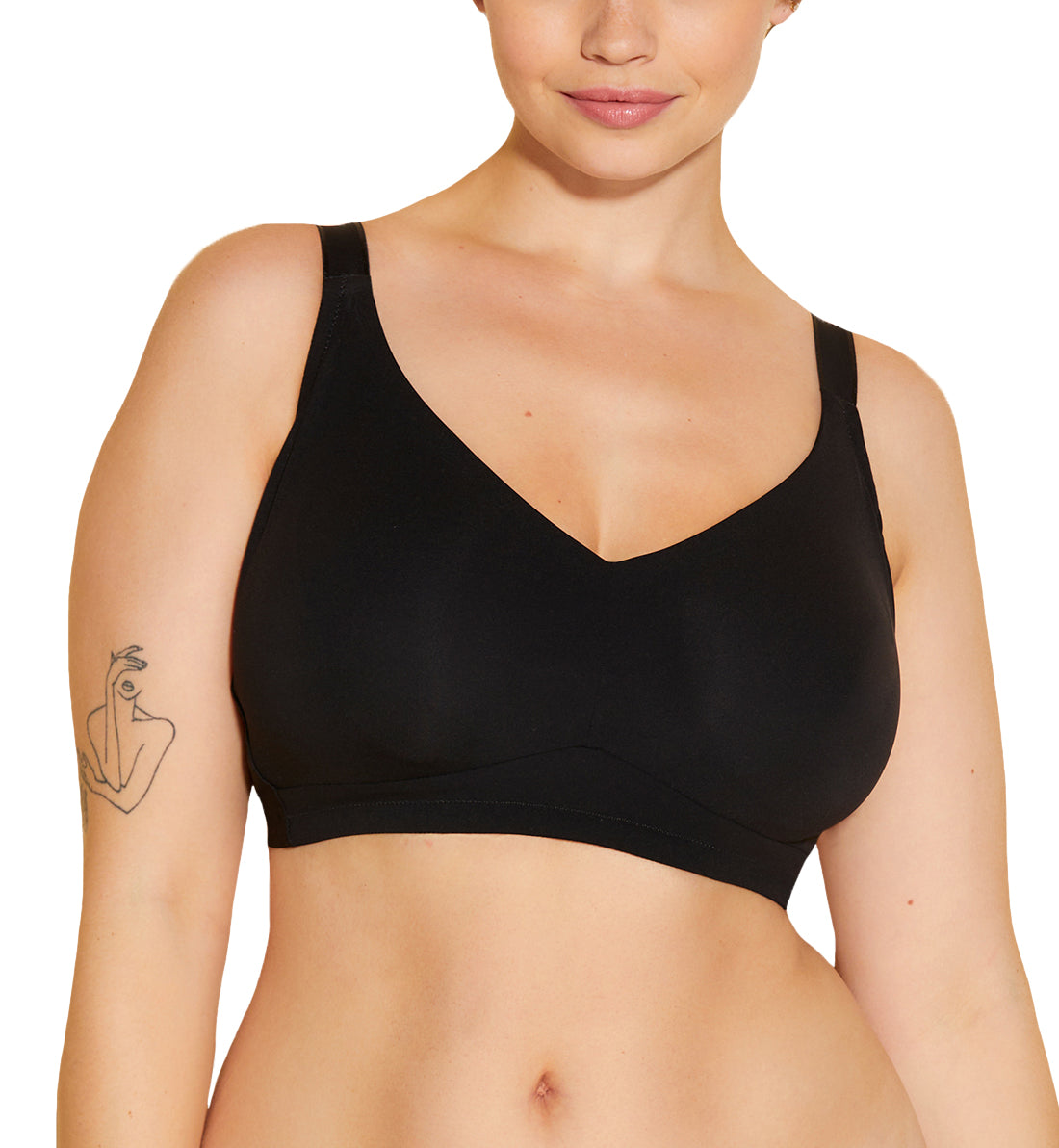 Cosabella Free Cut Micro SUPER CURVY Sweetie Bralette (FRECM1313),XS,Black - Black,XS
