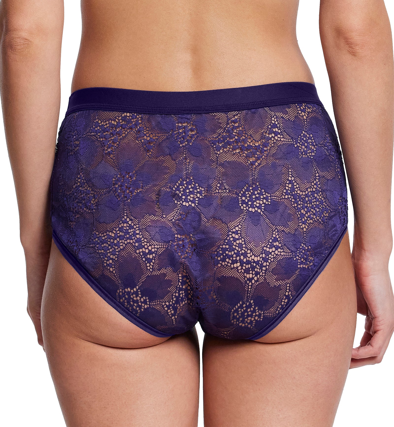 Hanky Panky Tropical Storm Cheeky High Waist Panty (3D2442),Small,Summer Rain - Summer Rain,Small