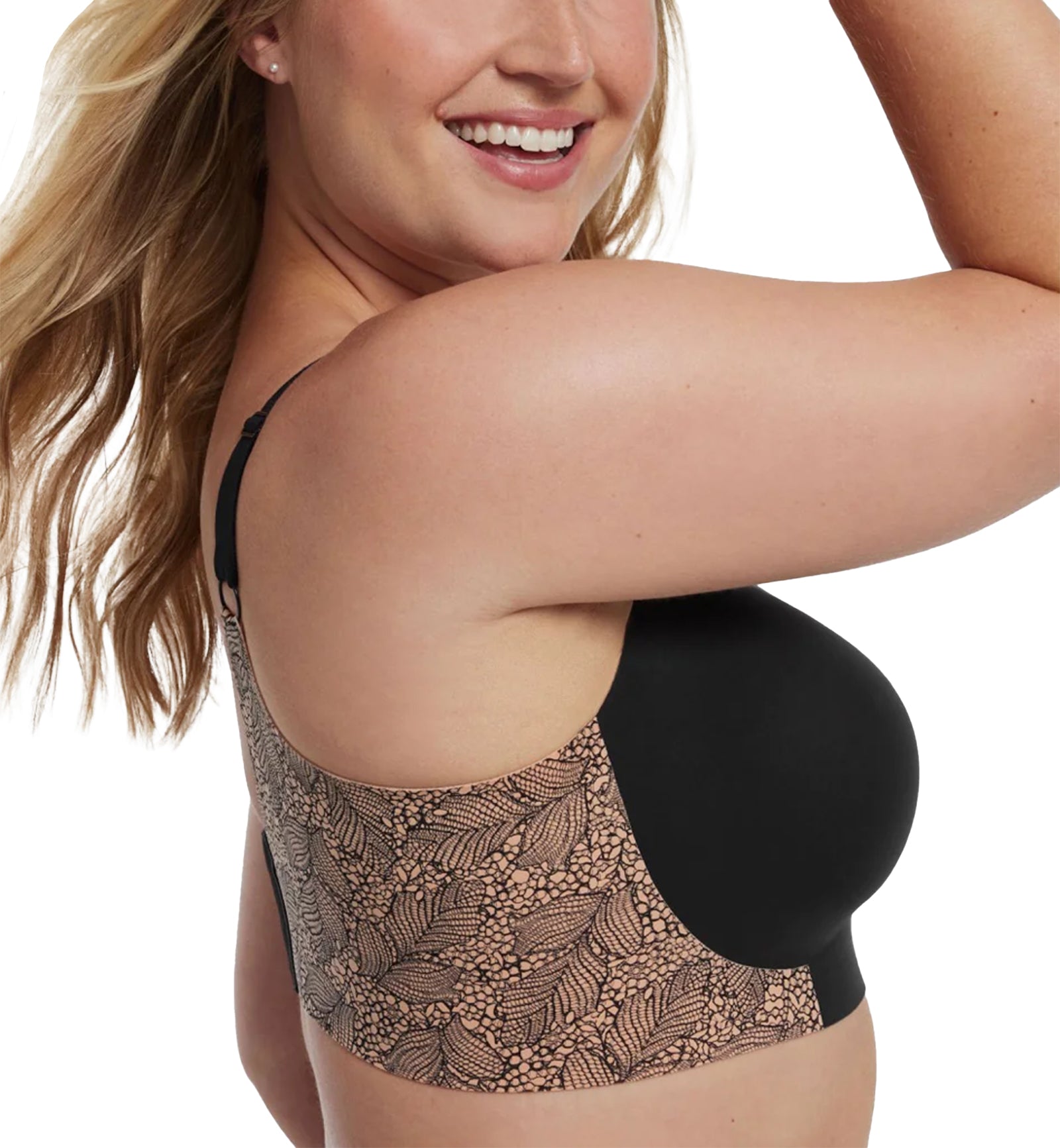 Evelyn & Bobbie BEYOND Adjustable Bra (1732),Small,Black Lace - Black Lace,Small