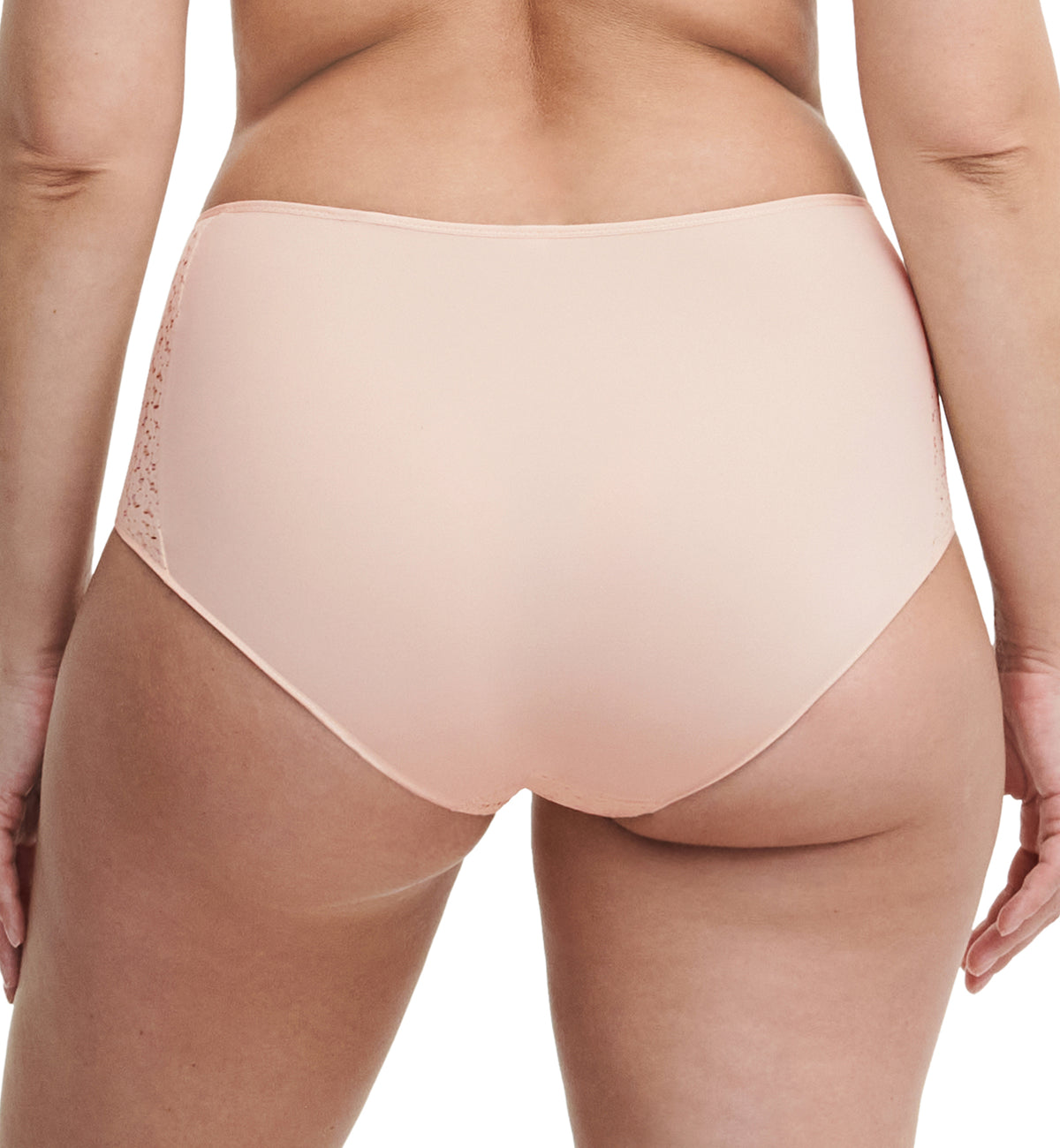 Chantelle Norah Comfort High Waist Brief (C13F30),Small,Nude Blush - Nude Blush,Small