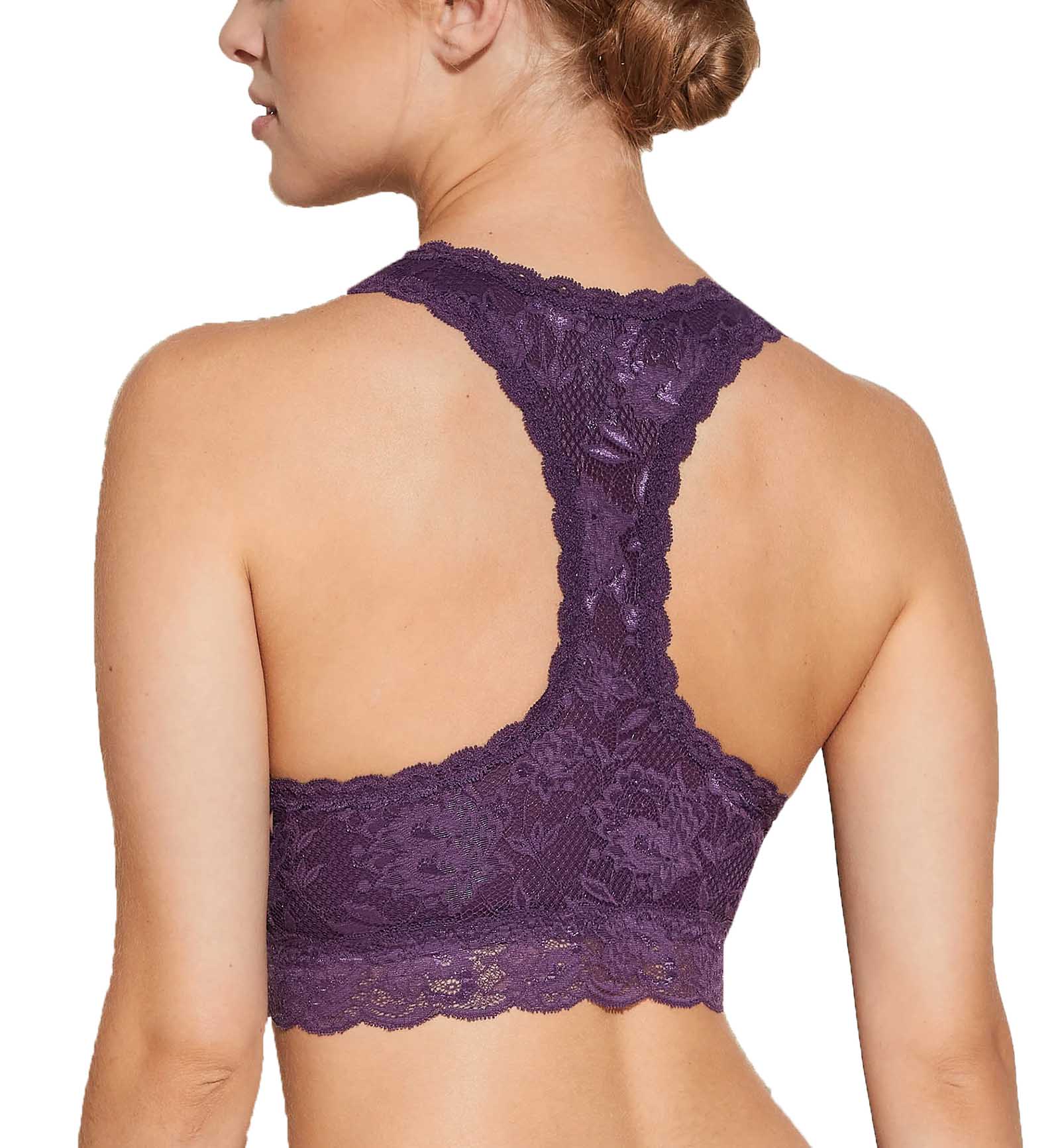 Cosabella NSN CURVY Racie Racerback Bralette (NEVER1355),Petite,Zaadi Purple - Zaadi Purple,Petite