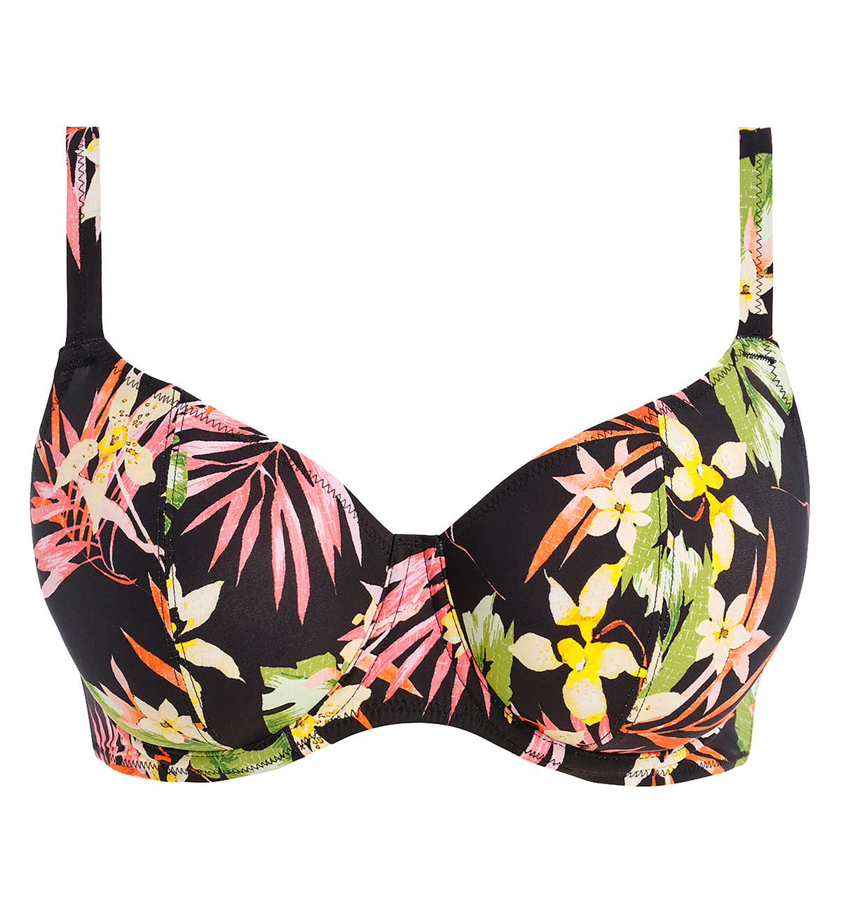 Freya Savanna Sunset Underwire Plunge Bikini Top (204102),28FF,Multi - Multi,28FF
