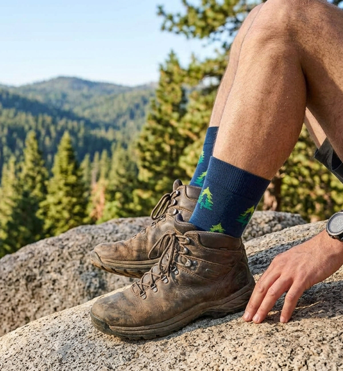 SOCK it to me Men's Crew Socks (mef0493),Do You Tree What I Tree - Do You Tree What I Tree,One Size