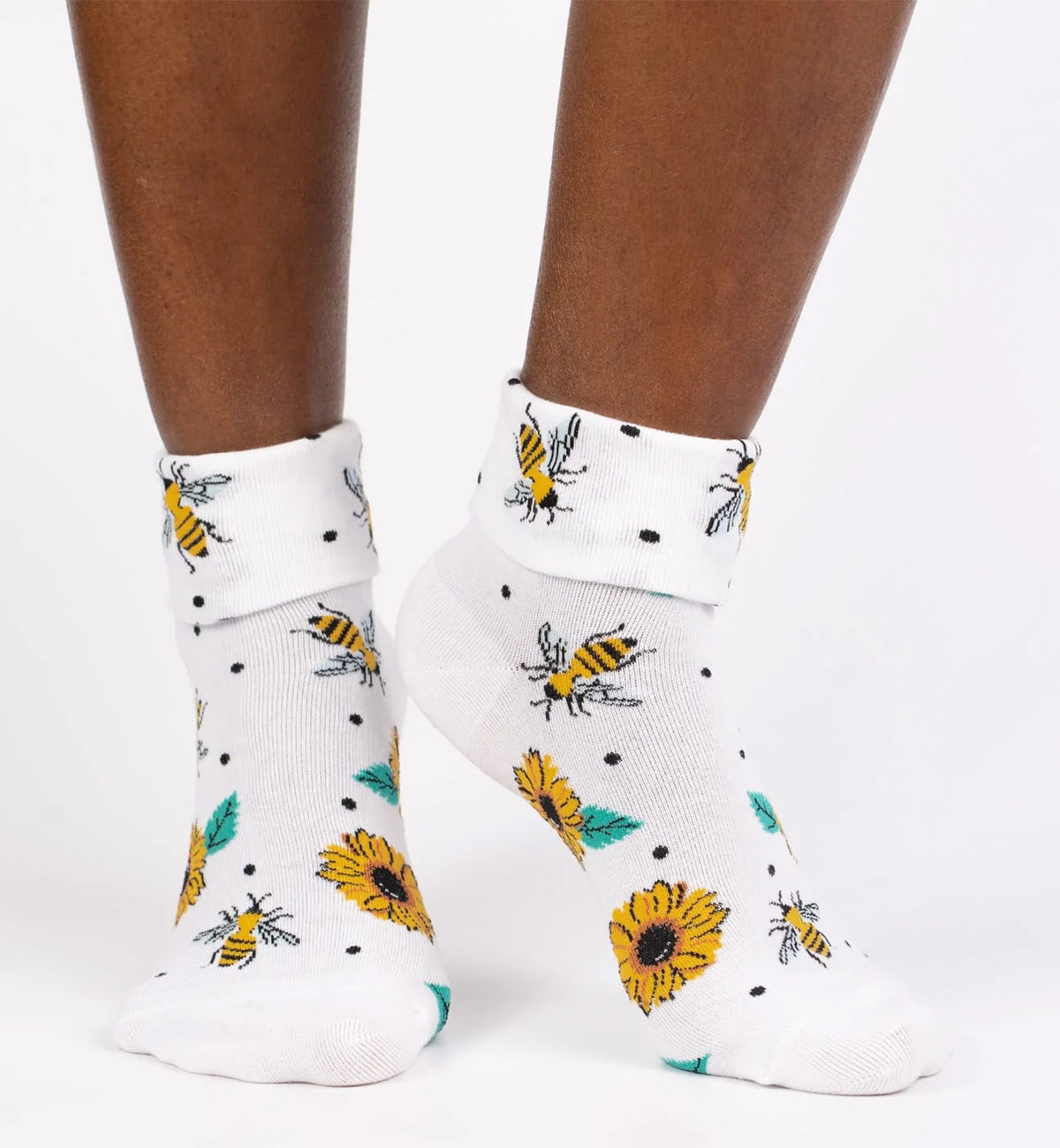 SOCK it to me 2-Way Turn Cuff Crew Socks (q0008),Yas Queen - Yas Queen,One Size