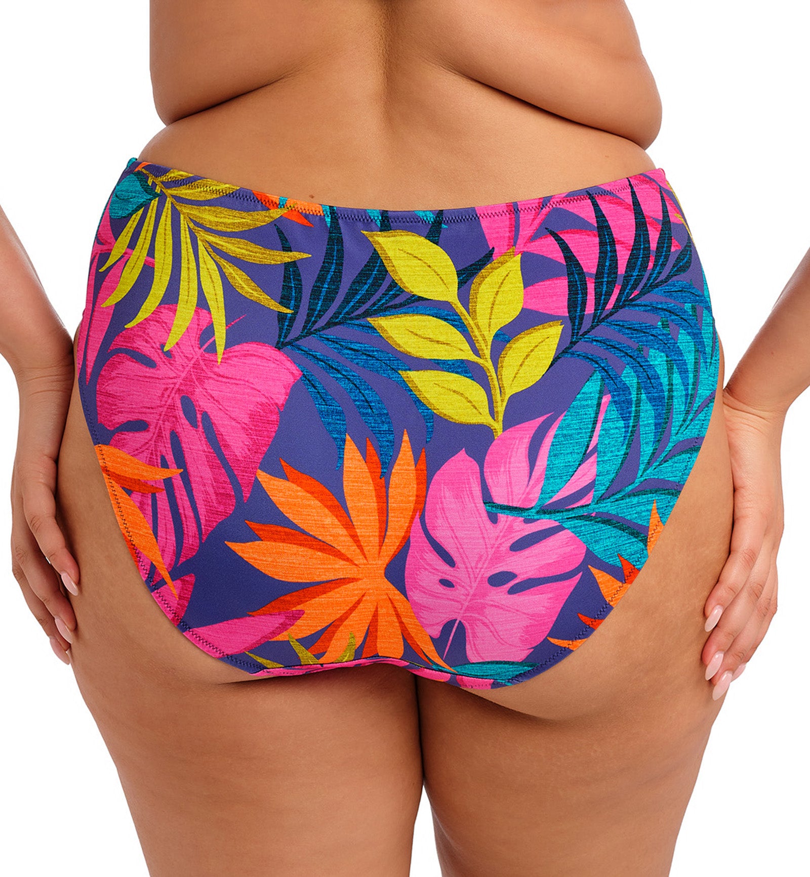 Elomi Porto Rafti Mid Rise Swim Brief (ES803372),UK 12,Indigo - Indigo,UK 12