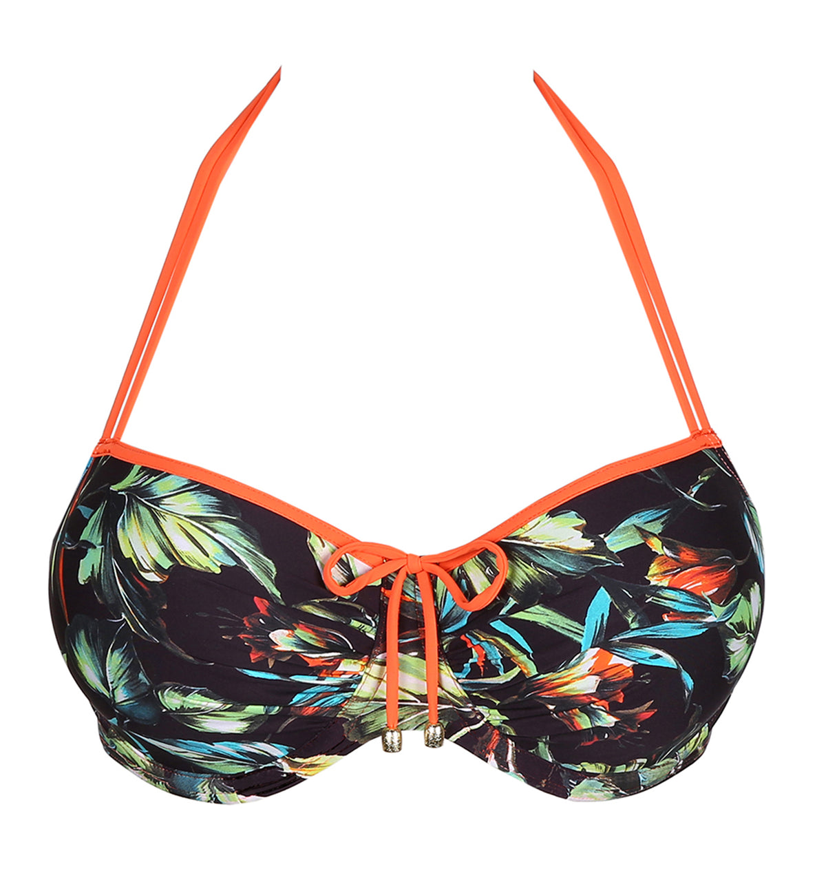 PrimaDonna Biloba Padded Balcony Underwire Bikini Top (4004116),36G,Exotic Night - Exotic Night,36G