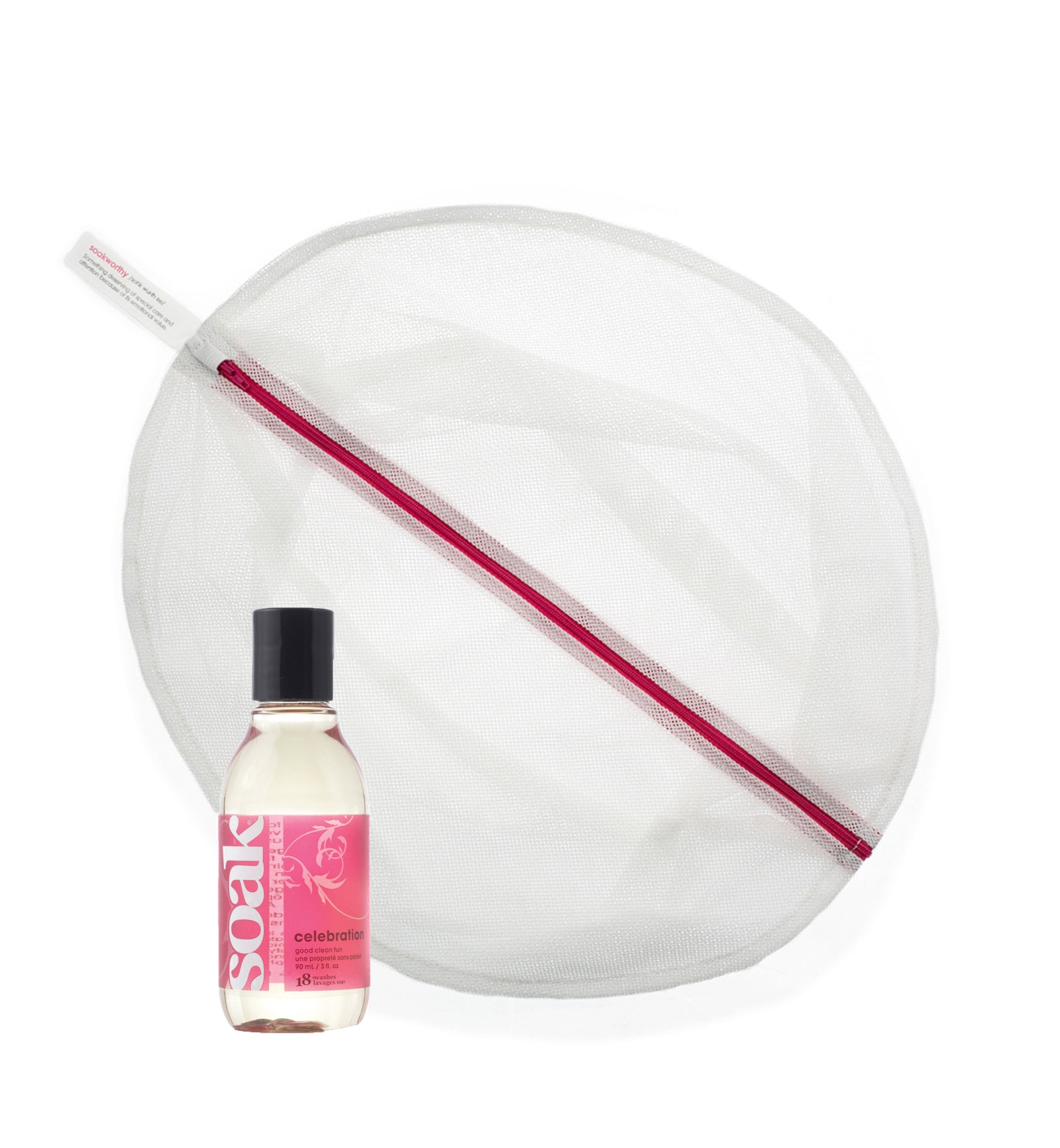 Soak Eco Wash Bag and Travel Soak Set (Slim Bag and 3 ounce Wash),Celebration - 3 oz.,Celebration