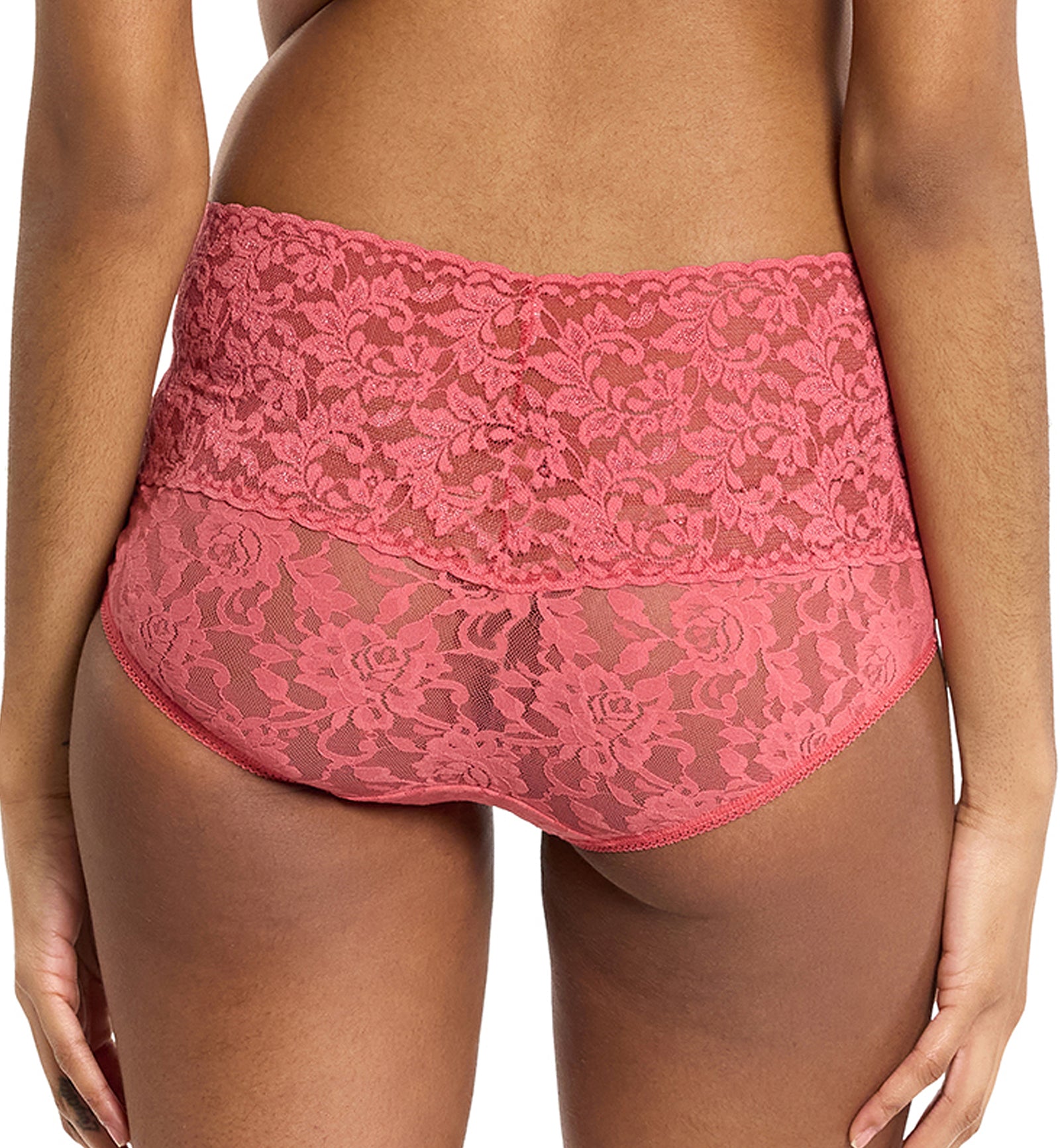 Hanky Panky Retro Lace V-kini (9K2124),Small,Naples - Naples,Small