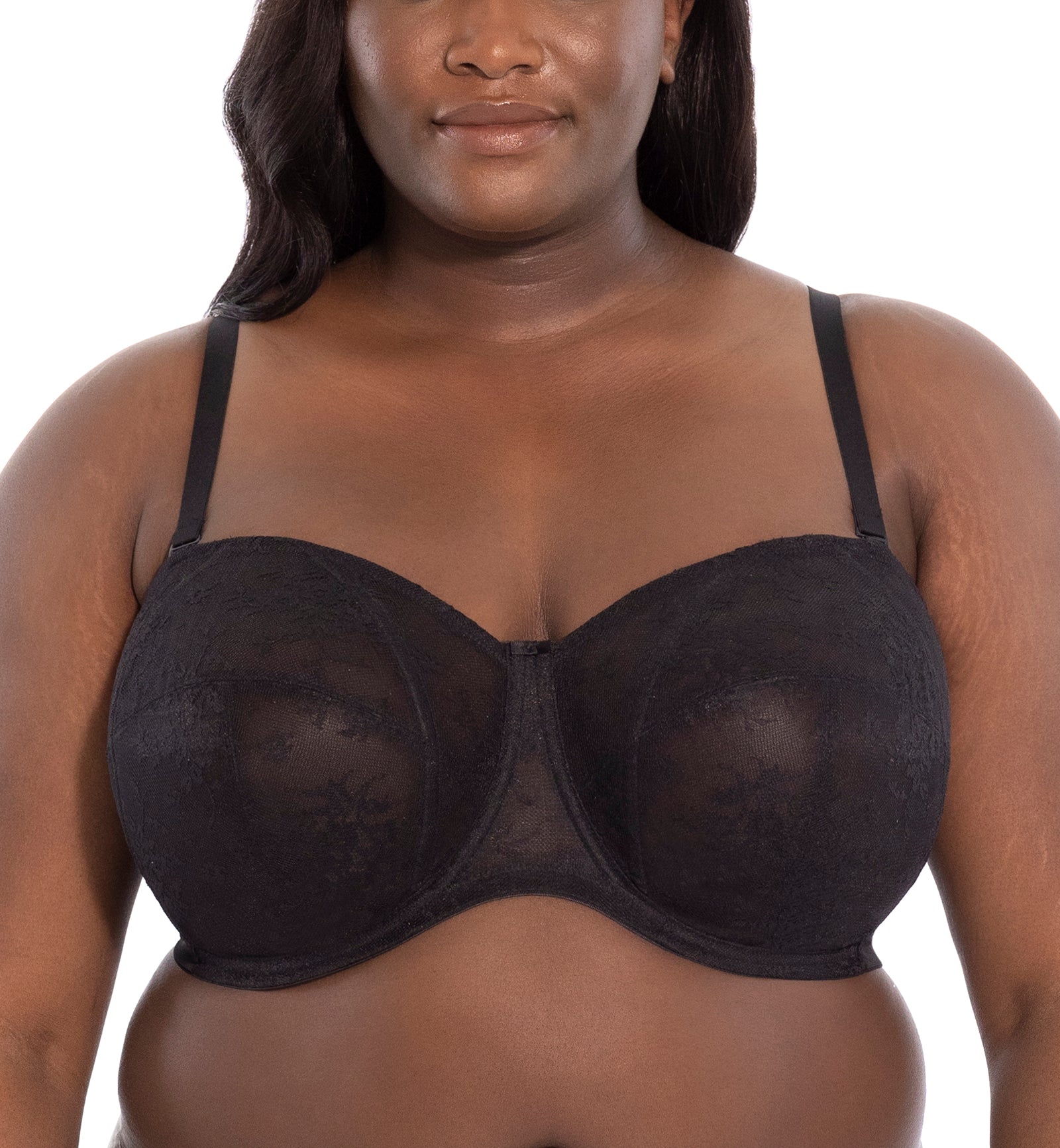 Goddess Verity Strapless Underwire Bra (700213),32I,Black - Black,32I