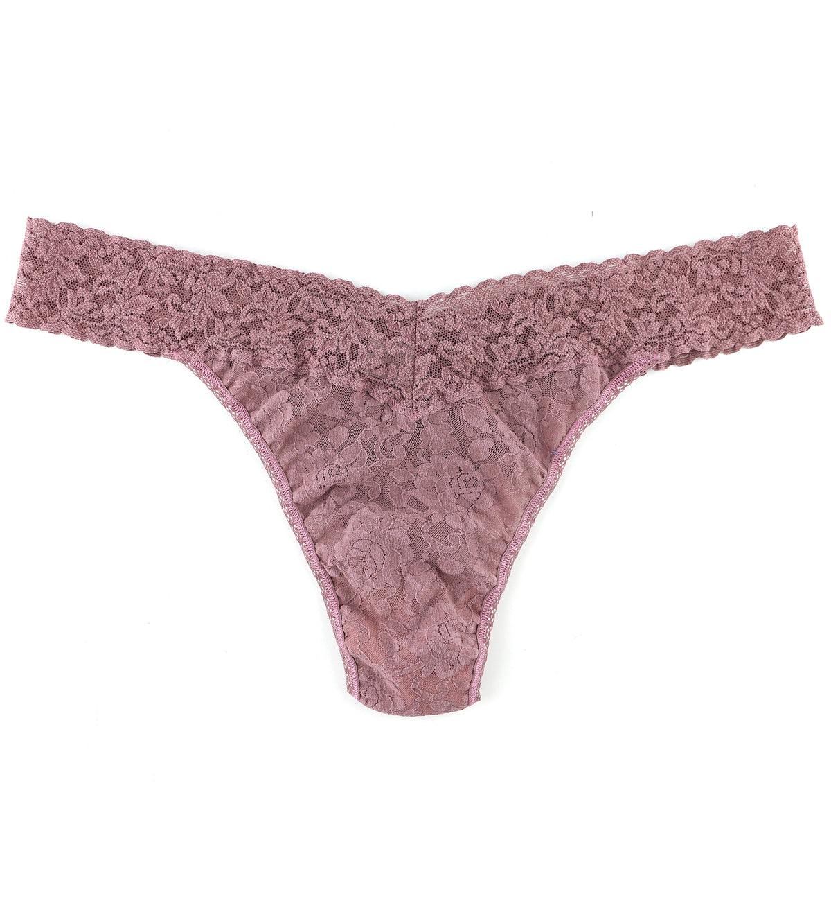 Hanky Panky Signature Lace Original Rise Thong PLUS (4811X),Artichoke Heart - Artichoke Heart,Plus Size