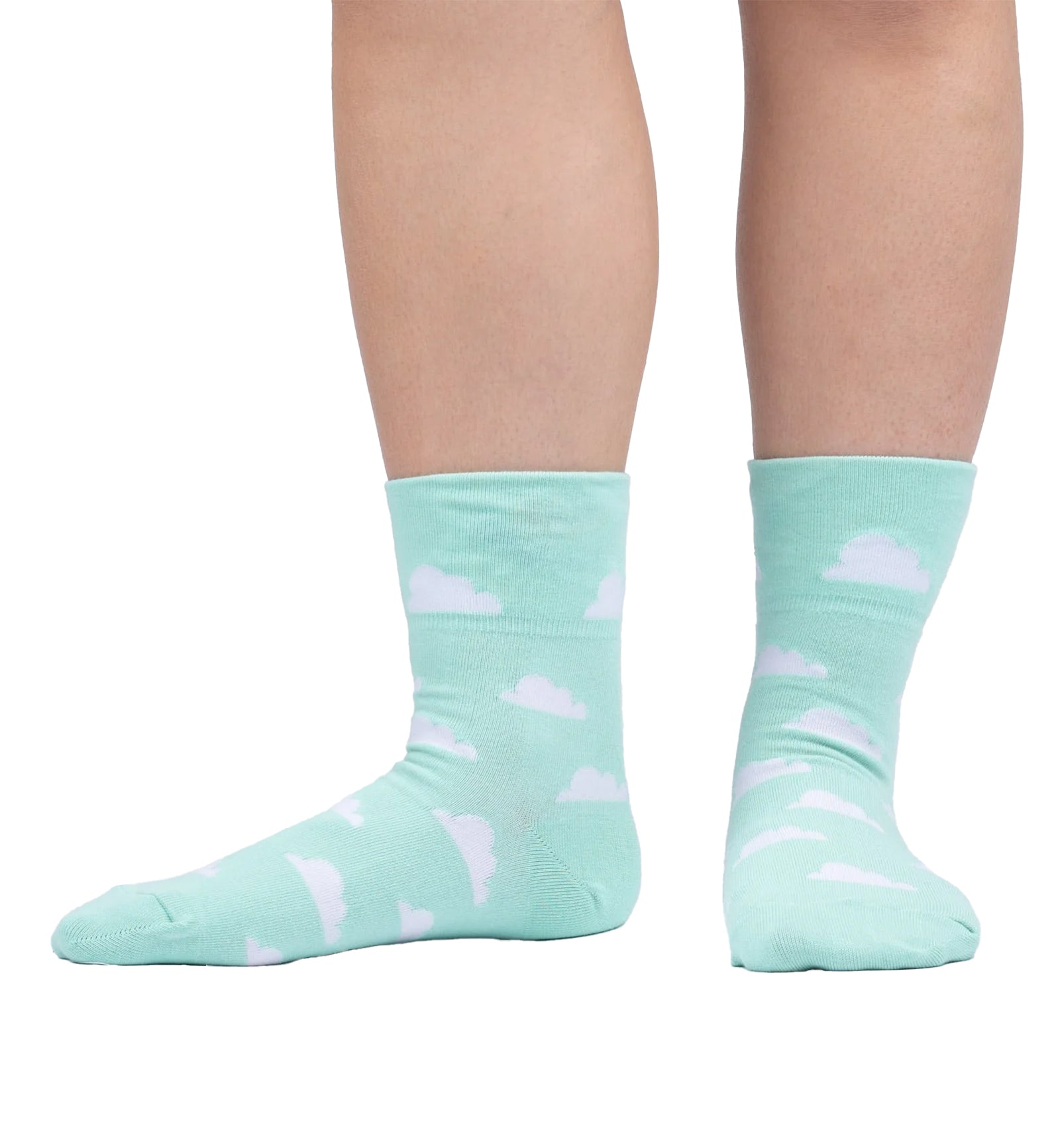 SOCK it to me 2-Way Turn Cuff Crew Socks (Q0014),Somewhere Over the Rainbow - Somewhere Over the Rainbow,One Size