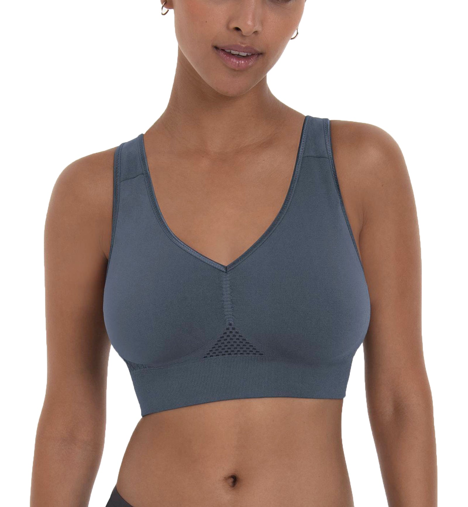 Anita Care Lotta Pocketed Post Mastectomy Bra (5769X),Small,Sky Grey - Sky Grey,Small
