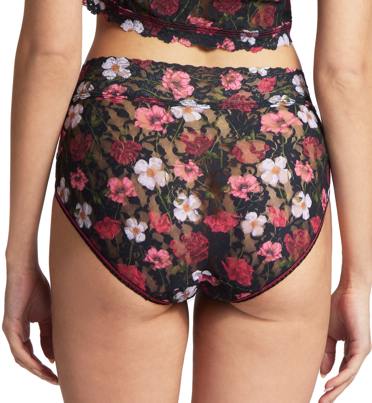 Hanky Panky Signature Lace Printed French Brief (PR461),Small,Am I Dreaming - Am I Dreaming,Small