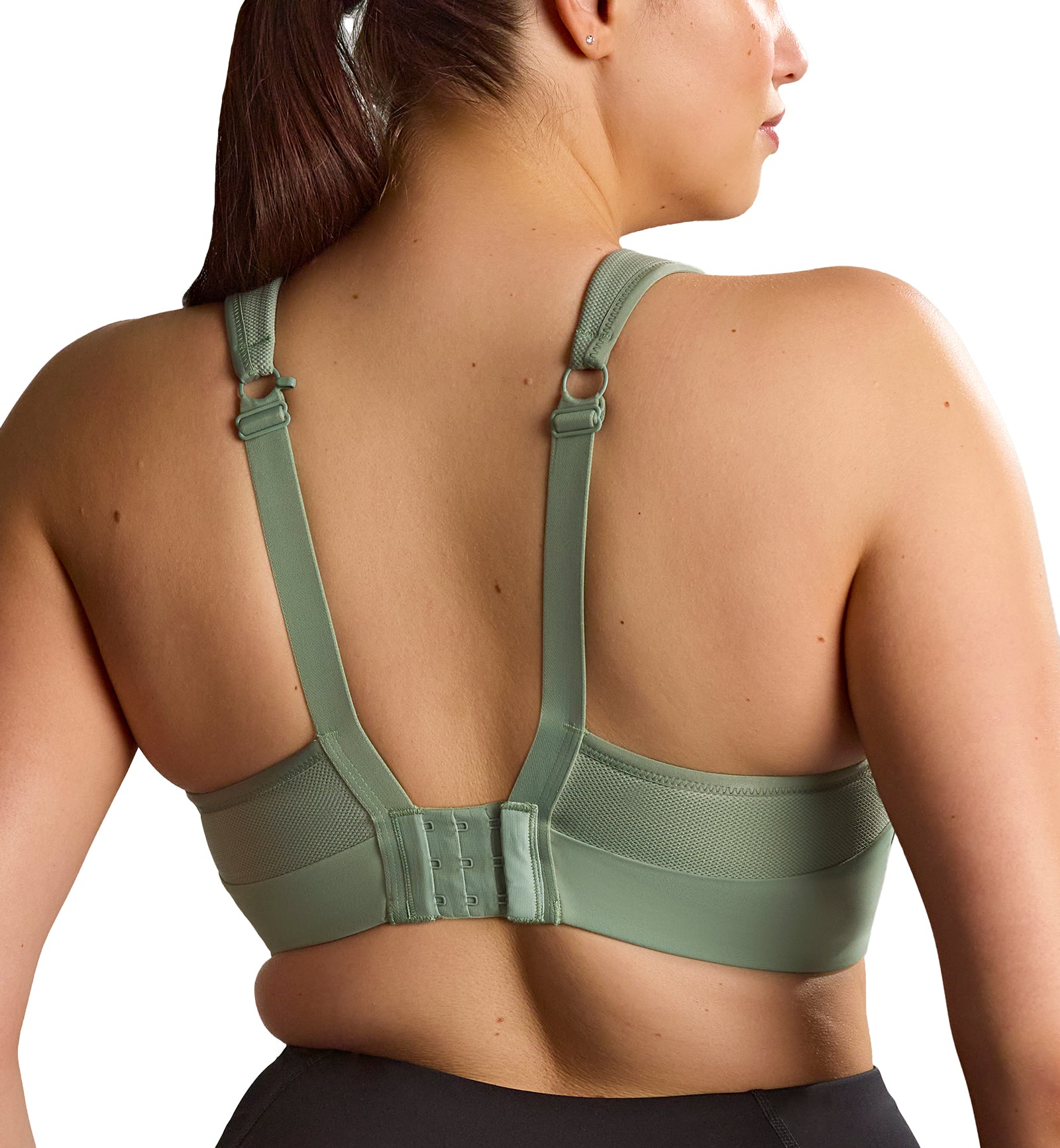 Sculptresse Thrive Non-padded Underwire Sports Bra (9443),34E,Pale Green - Pale Green,34E