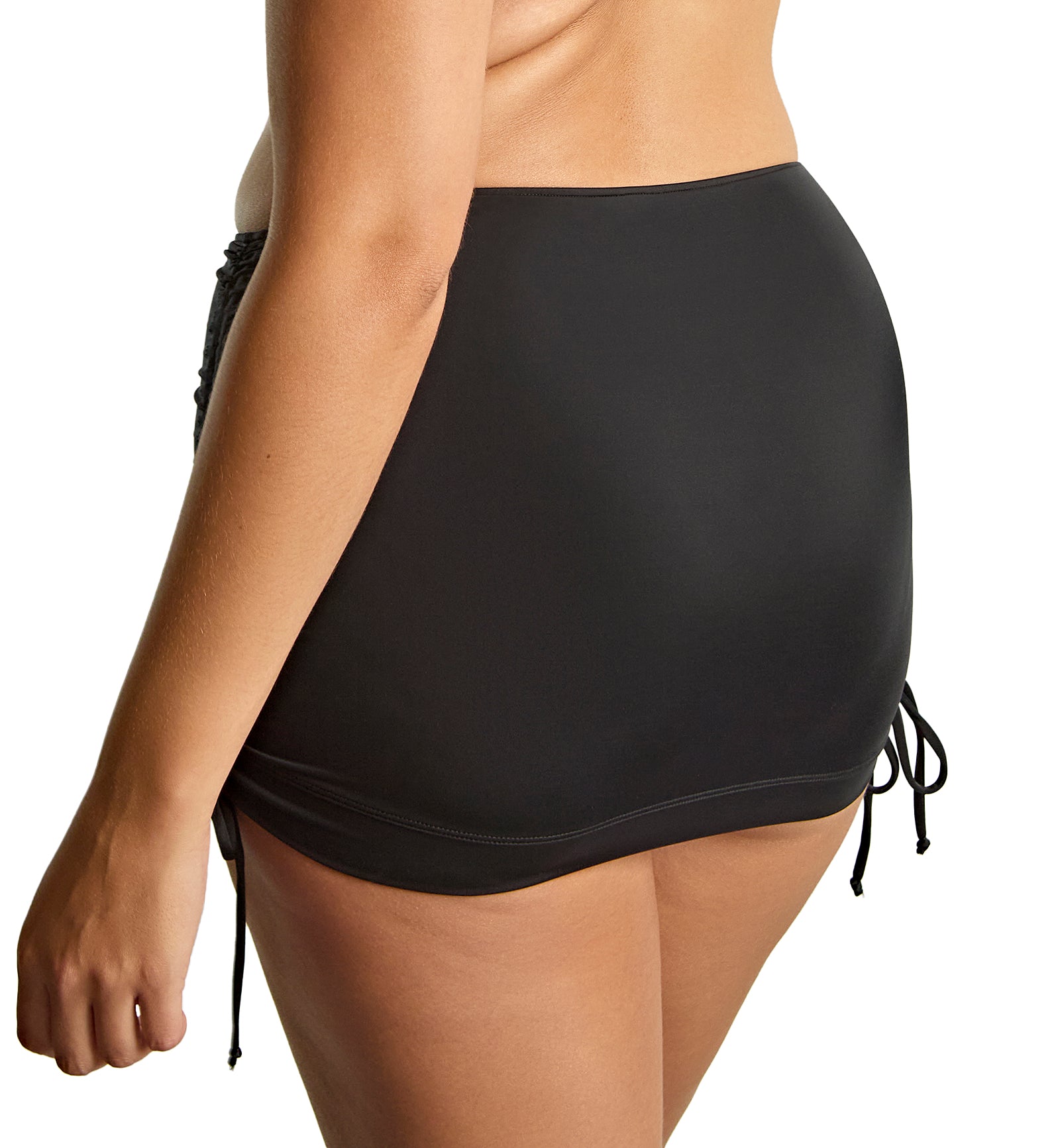 Panache Mimi Skirted Swim Brief (SW1308),XS,Black - Black,XS