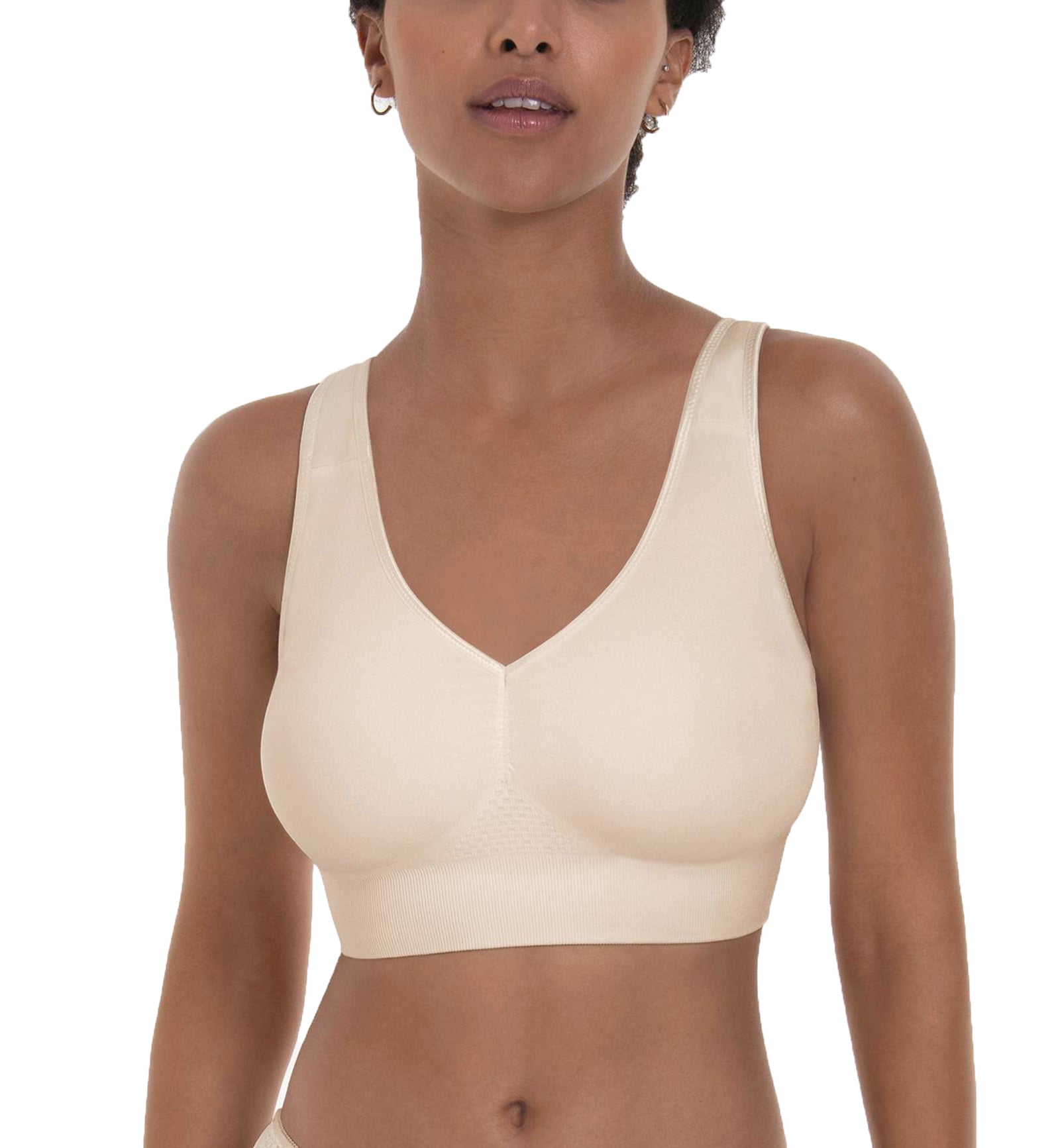 Anita Care Lotta Pocketed Post Mastectomy Bra (5769X),Small,Crystal - Crystal,Small
