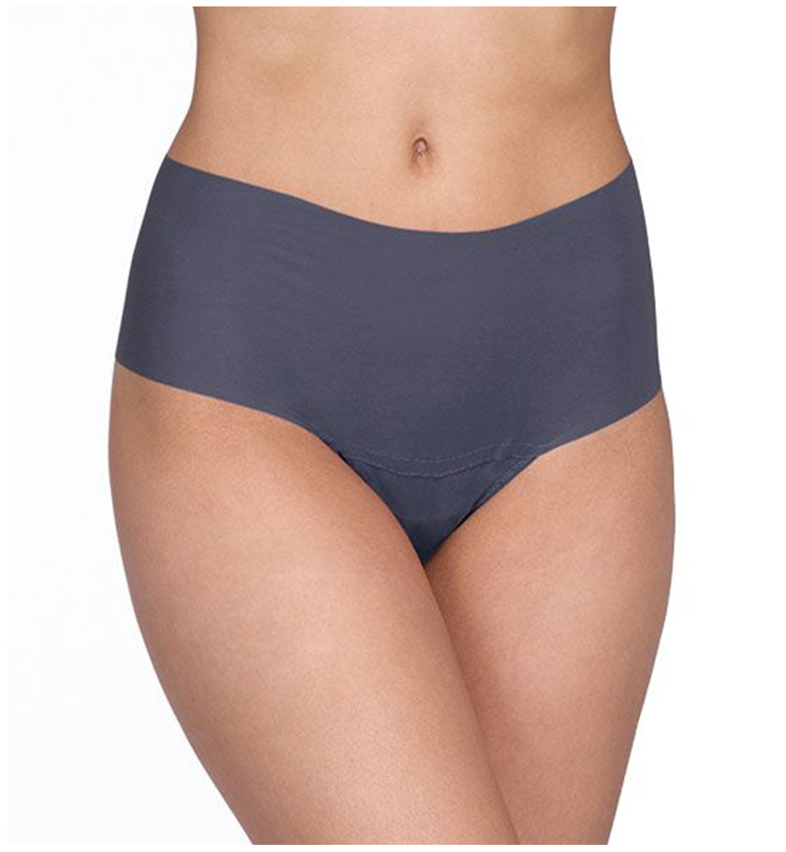 Hanky Panky BreatheSoft Hi-Rise Thong (6J1921B),Small,Granite - Granite,Small