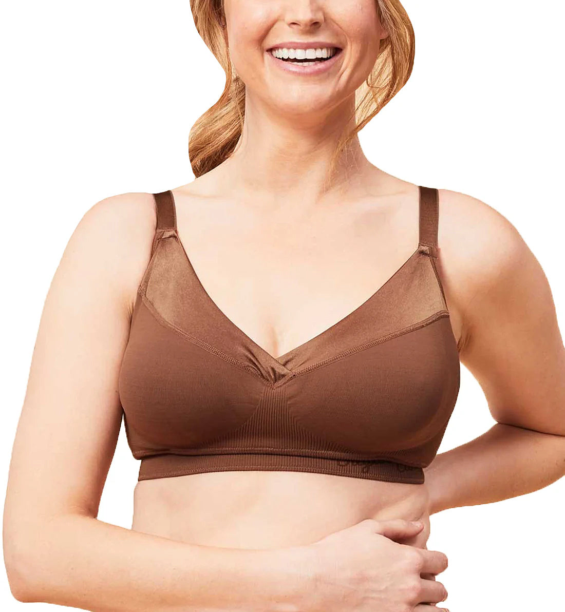 Cake Sugar Candy Posh Fuller Bust Everyday Bralette (28-8017),XS,Chestnut - Chestnut,XS