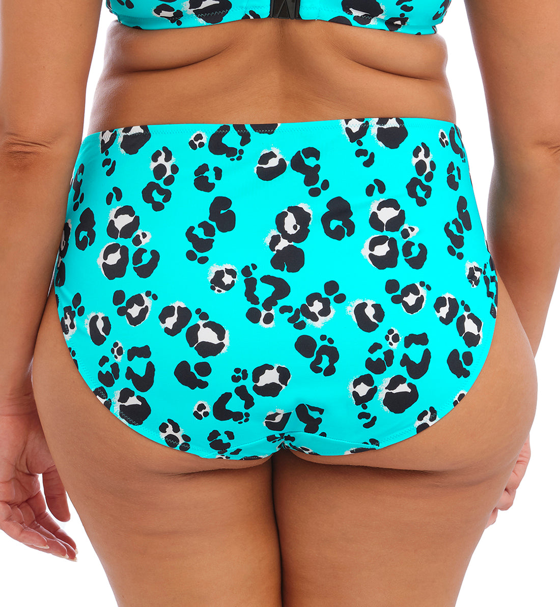 Elomi Kotiya Mid Rise Swim Brief (ES800972),UK 16,Lagoon - Lagoon,UK 16