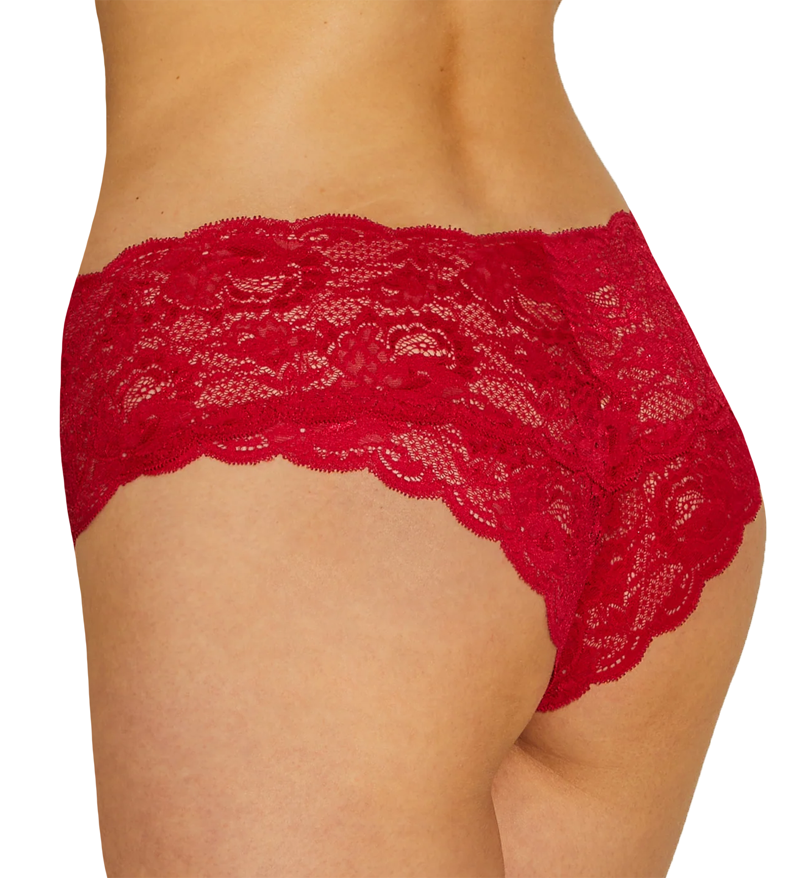 Cosabella Never Say Never Hottie Lowrider Hotpant (NEVER07ZL),S/M,Mystic Red - Mystic Red,S/M