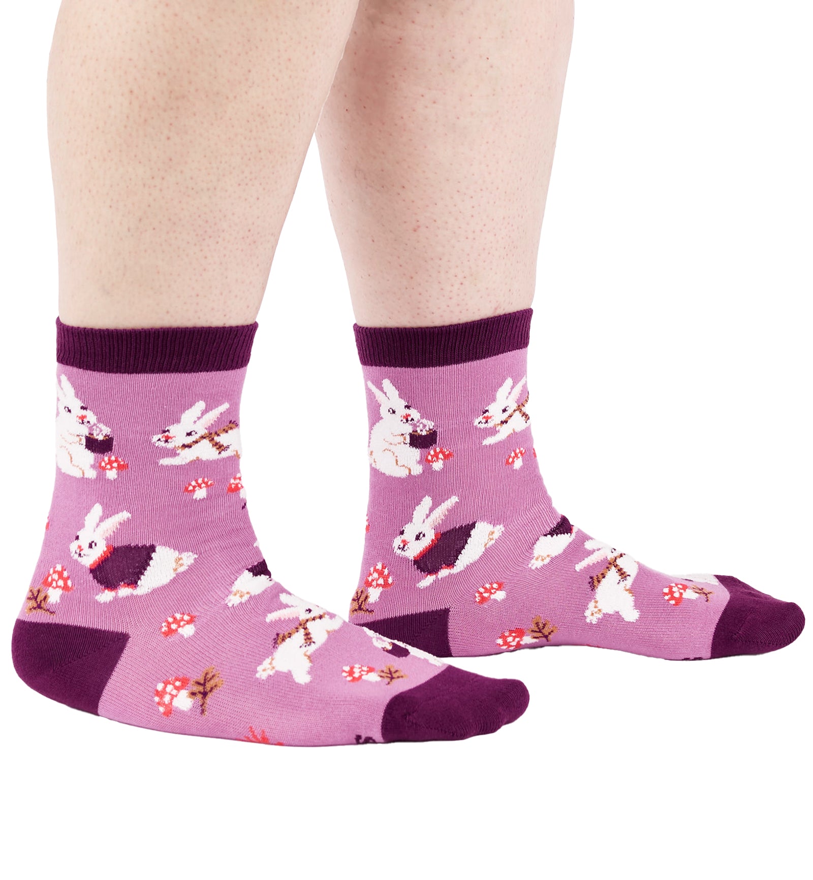 SOCK it to me Women's Crew Socks (W0537),Snuggle Bunny - Snuggle Bunny,One Size