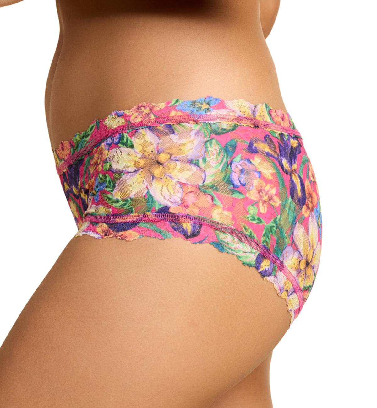 Hanky Panky Signature Lace Printed Boyshort (PR4812P),XS,Radiant - Radiant,XS