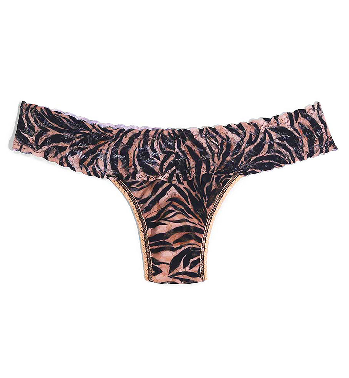Hanky Panky Signature Lace Printed Low Rise Thong PETITE (PR4911XSP),Wild Thing - Wild Thing,One Size
