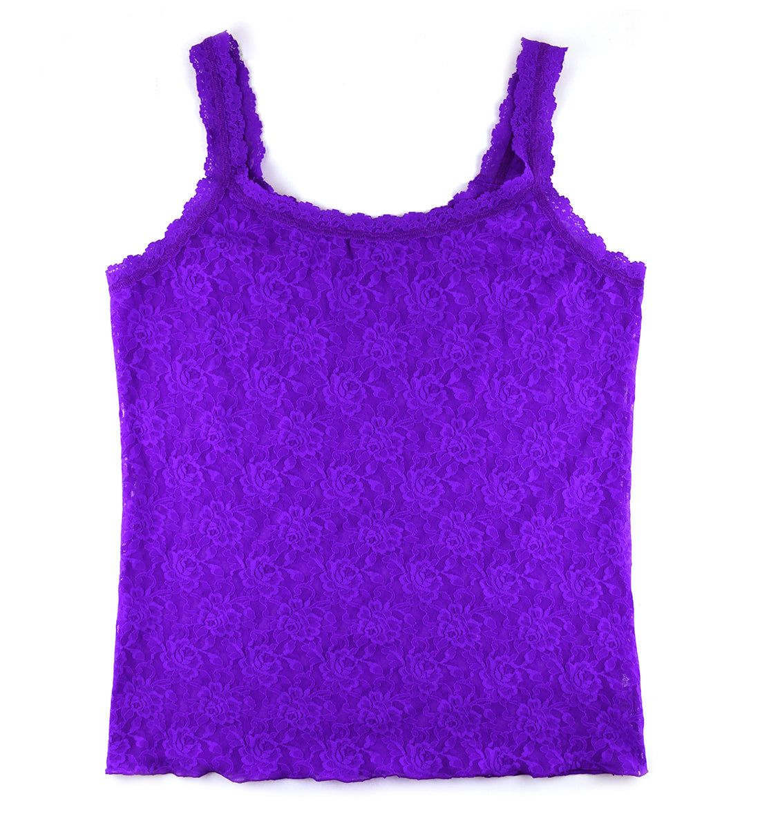 Hanky Panky Signature Lace Unlined Camisole PLUS (1390LX),1X,Majestic Purple - Majestic Purple,1X
