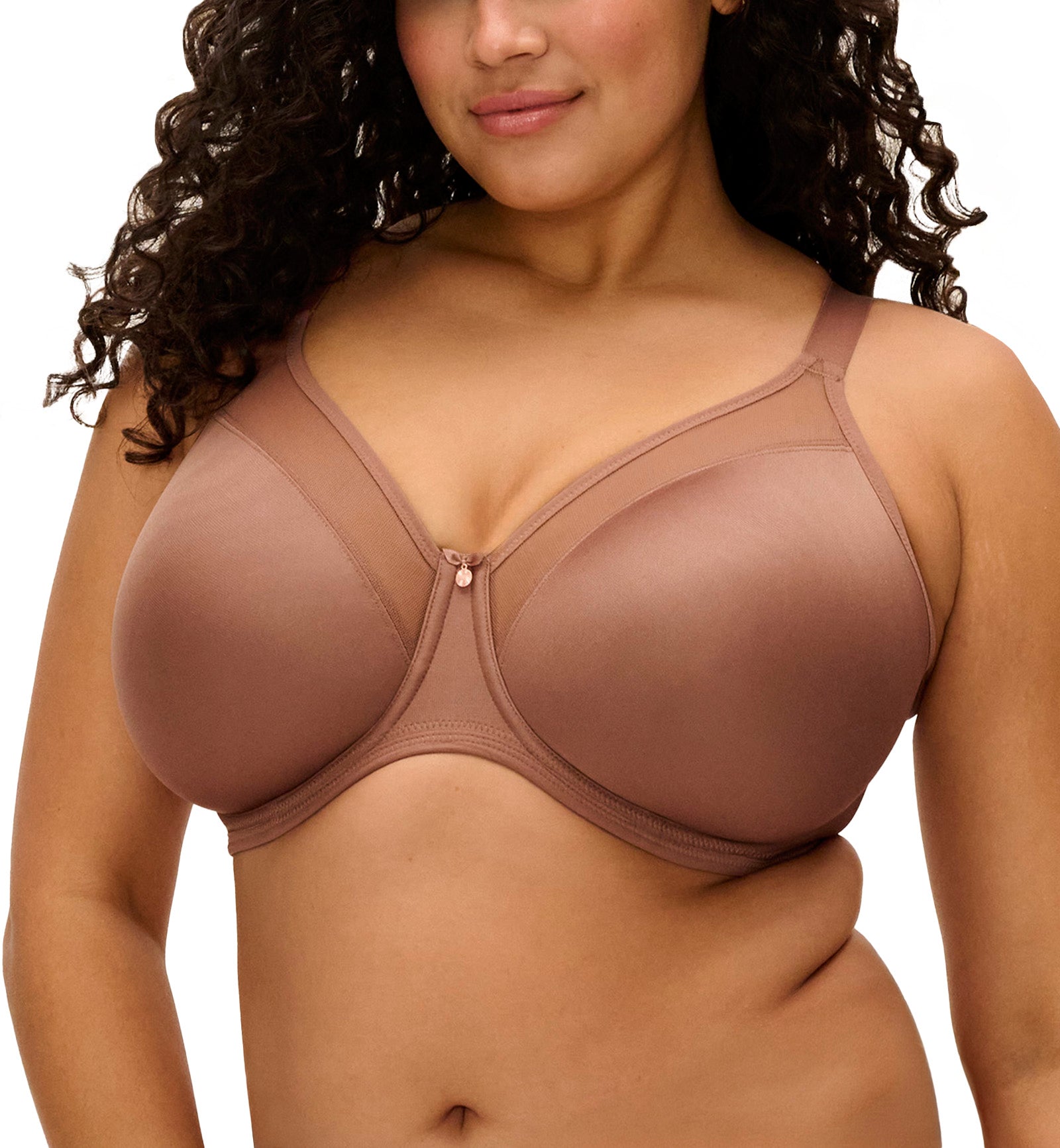 Elomi Smooth Unlined Underwire Molded Bra (4301),32GG,Clove - Clove,32GG