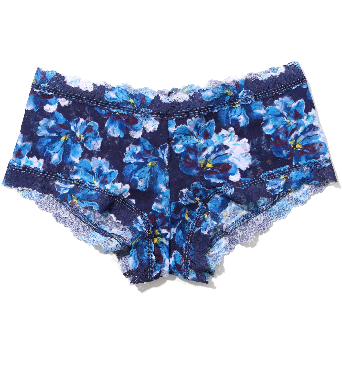 Hanky Panky Signature Lace Printed Boyshort (PR4812P),XS,Nightfall - Nightfall,XS