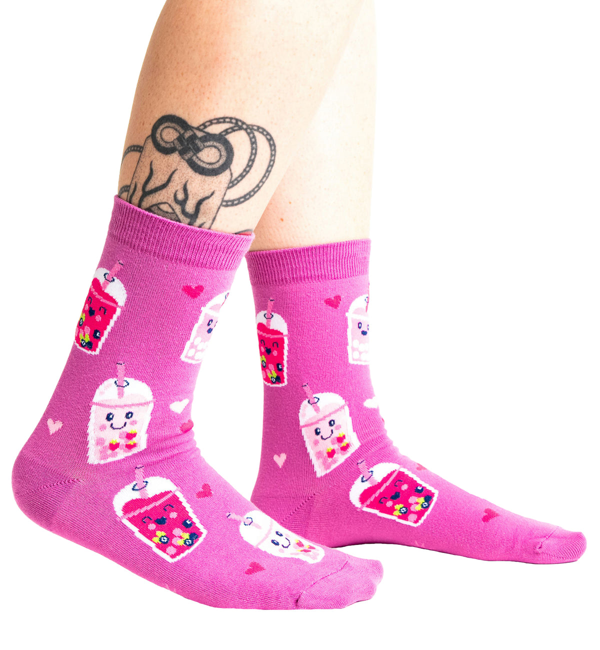 SOCK it to me Women's Crew Socks (W0487),Feeling Bubbly - Feeling Bubbly,One Size