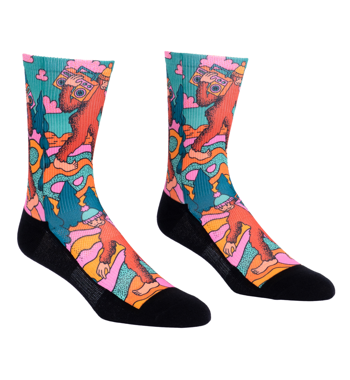 SOCK it to me Athletic Printed Performance Crew Socks (AP0010),I'm a Local Legend - I'm a Local Legend,One Size