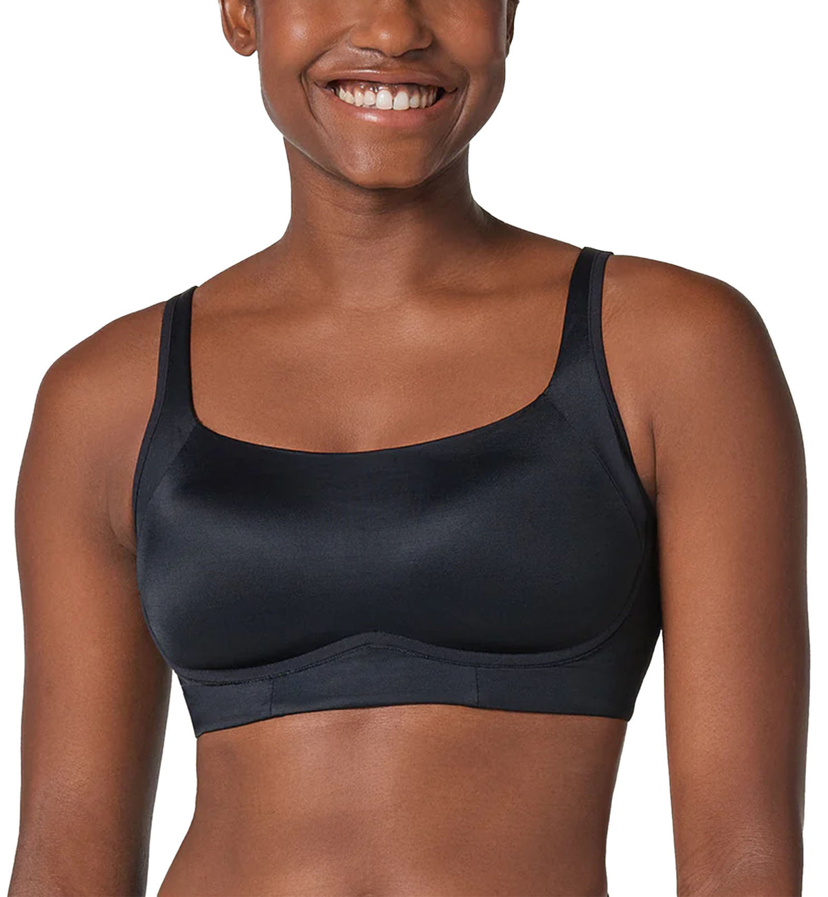 Leonisa Wireless Support Bra (091054),Small,Black - Black,Small