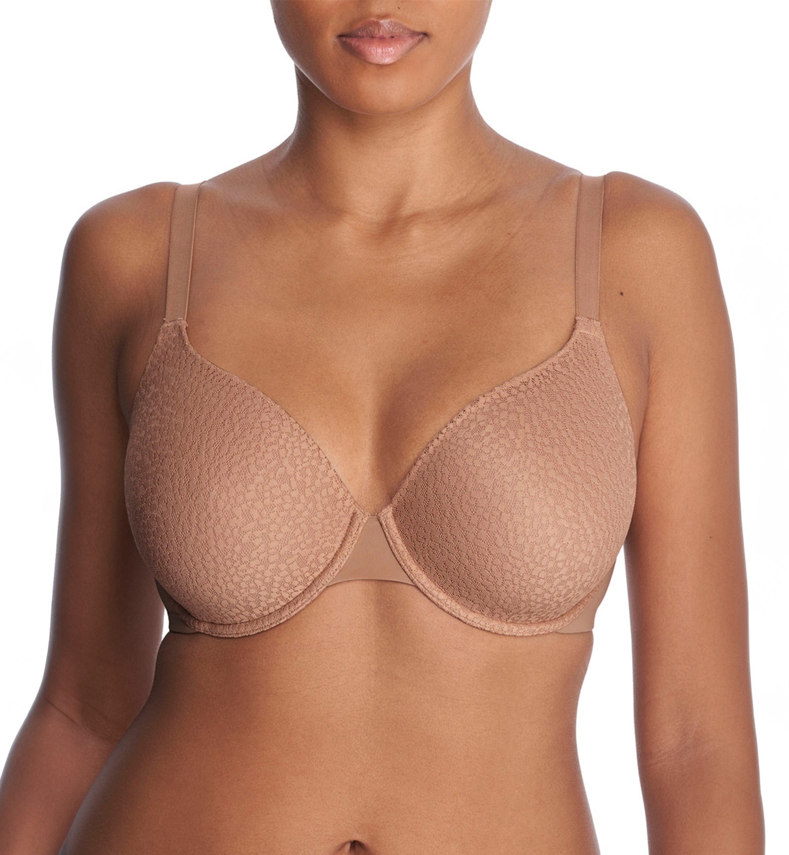 Natori Comfort Evolution Full Figure Memory Foam Underwire Bra (731337),32D,Buff - Buff,32D