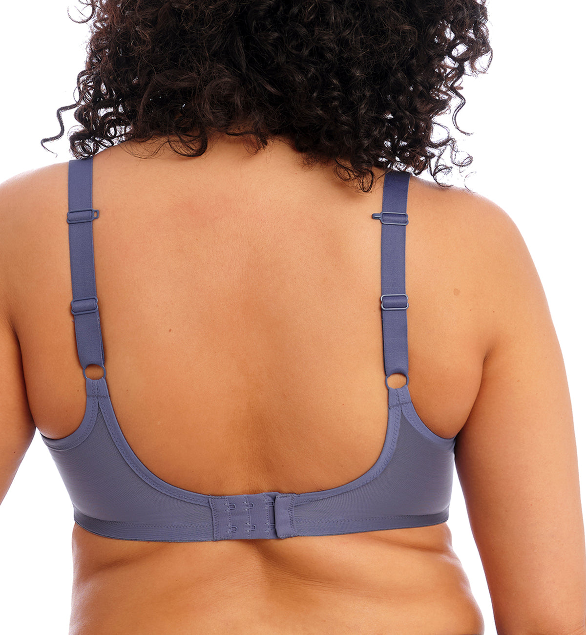 Elomi Matilda Banded Plunge Underwire Bra (8900),32JJ,Denim Daisy - Denim Daisy,32JJ