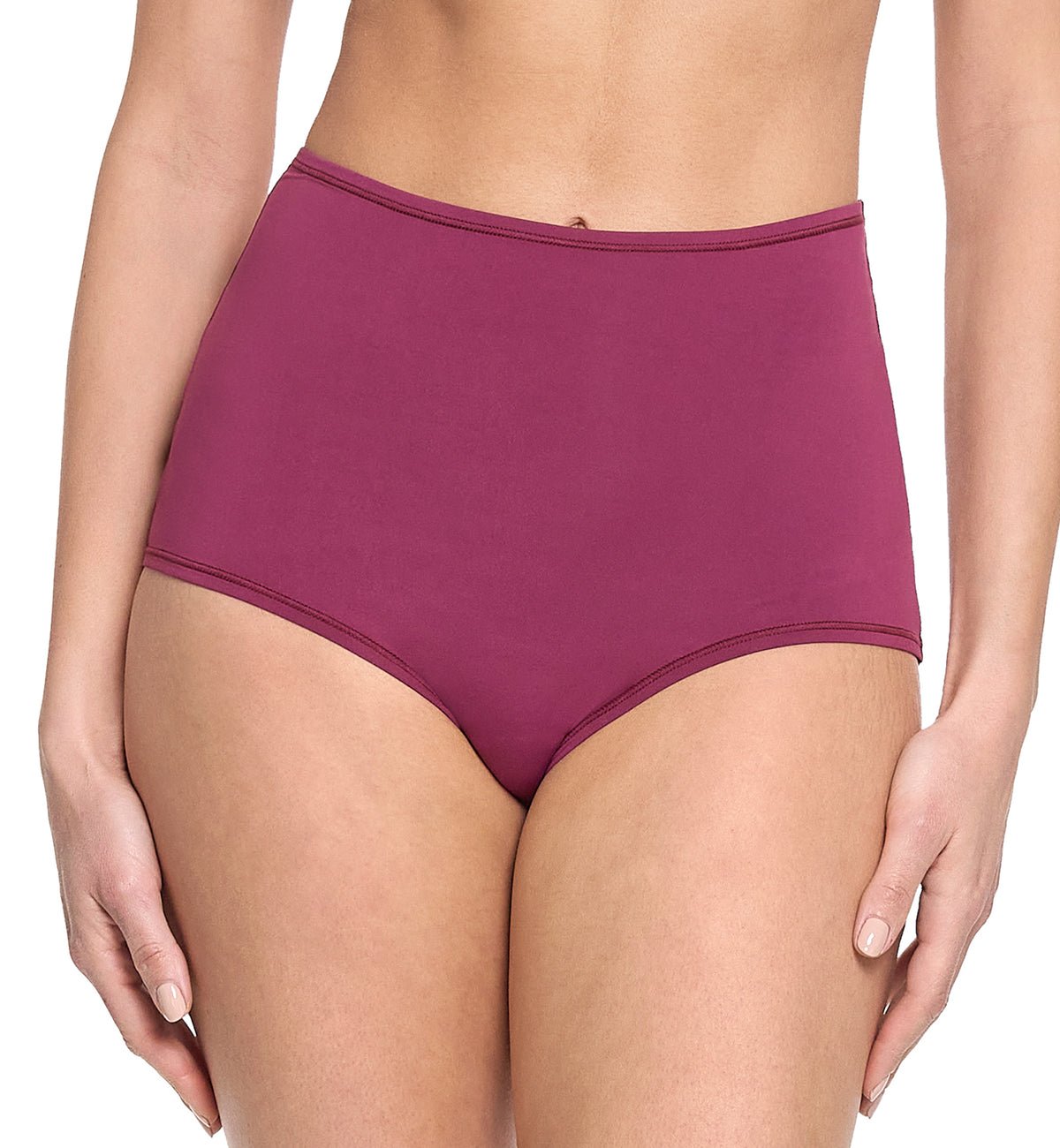 Hanky Panky YourFit High Rise Boyshort (6S2264),Medium,Mulled Wine - Mulled Wine,One Size
