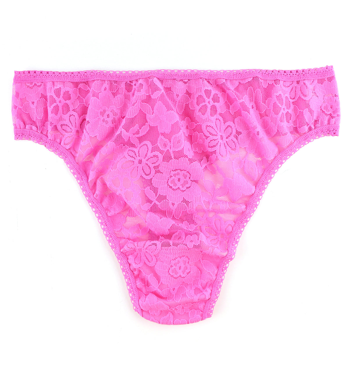 Hanky Panky Daily Lace High Cut Thong (771851),XS,Dream House Pink - Dream House Pink,XS