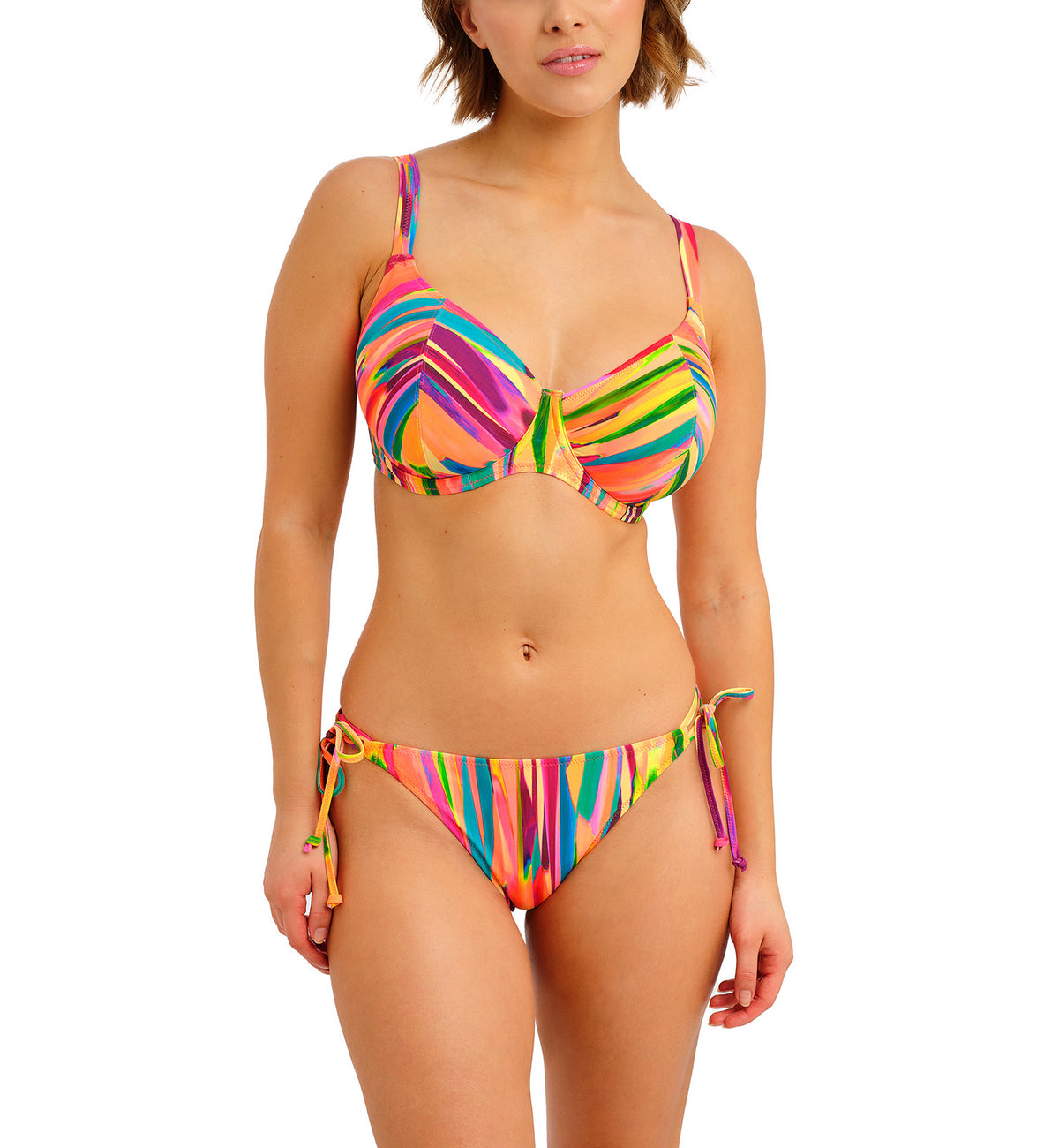 Freya San Antonio Underwire Plunge Bikini Top (207802),30E,Fiesta - Fiesta,30E