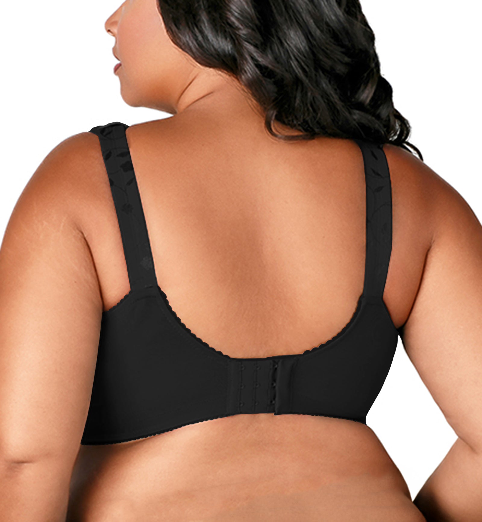 Elila Sidney Jacquard Full Support Softcup (1305),34I,Black - Black,34I