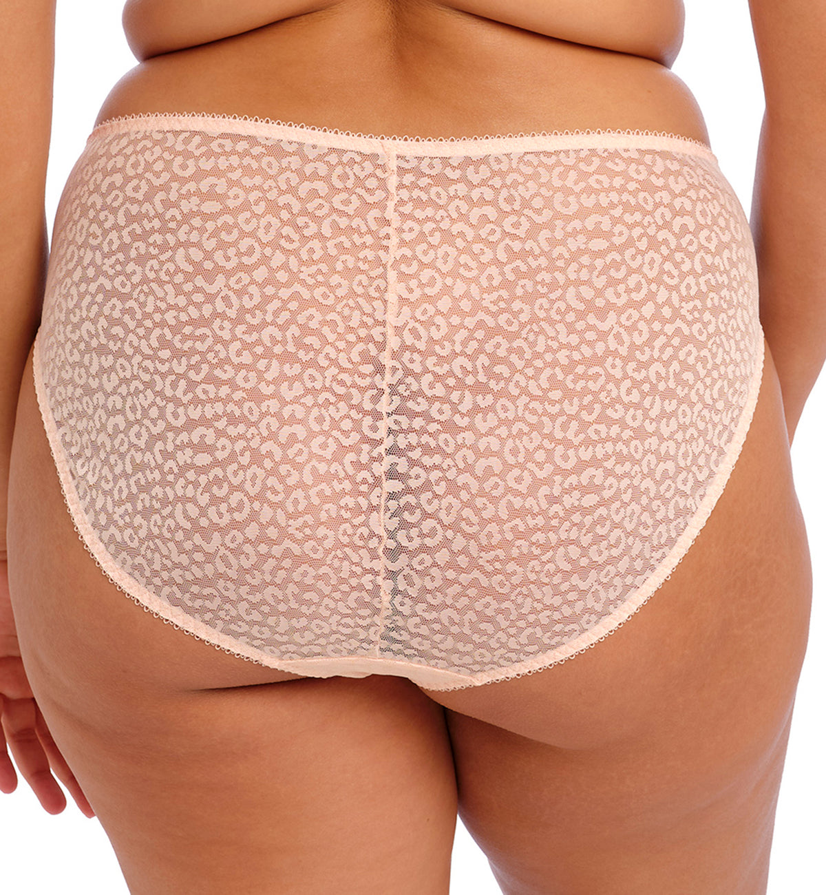 Elomi Lucie Matching High Leg Brief (4496),Medium,Pale Blush - Pale Blush,Medium