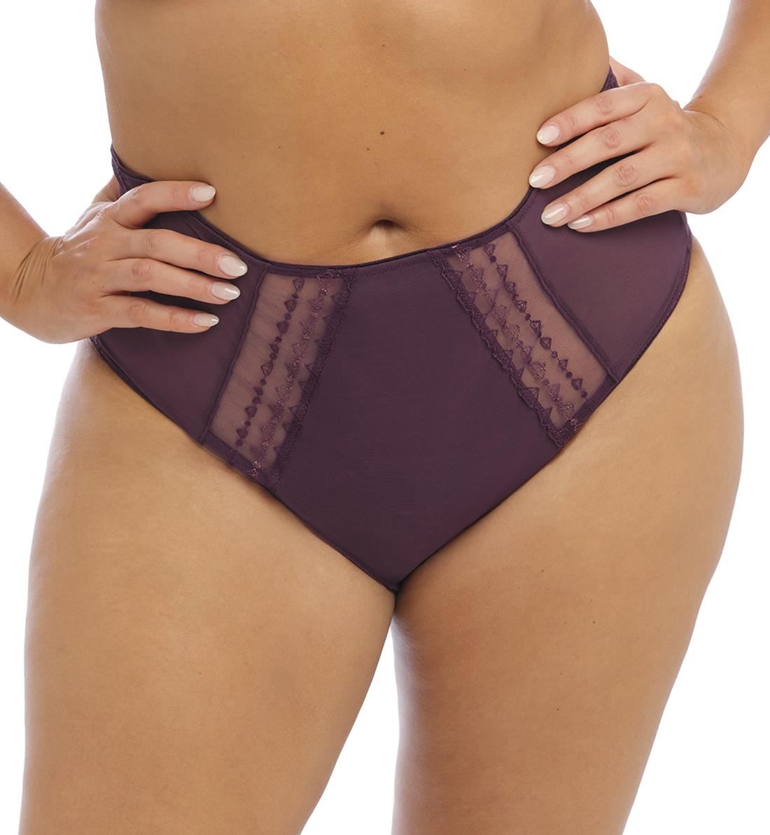 Elomi Matilda Matching Full Panty Brief (8906),Medium,Wine Diamond - Wine Diamond,Medium