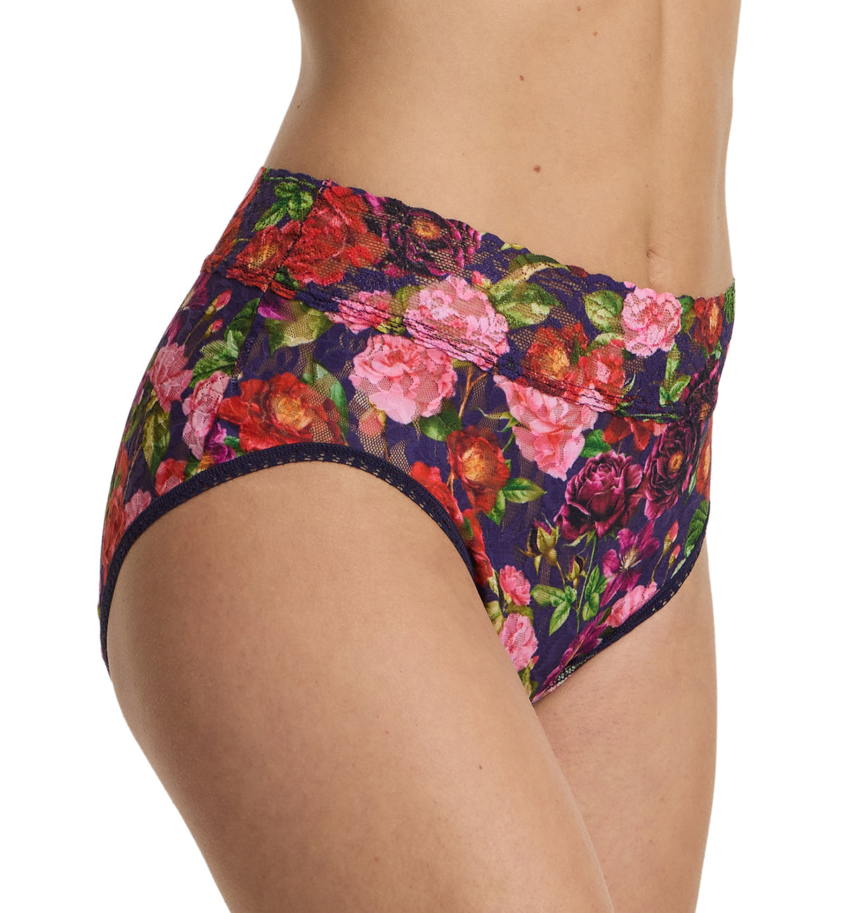 Hanky Panky Signature Lace Printed French Brief (PR461),XS,Winters Tale - Winters Tale,XS