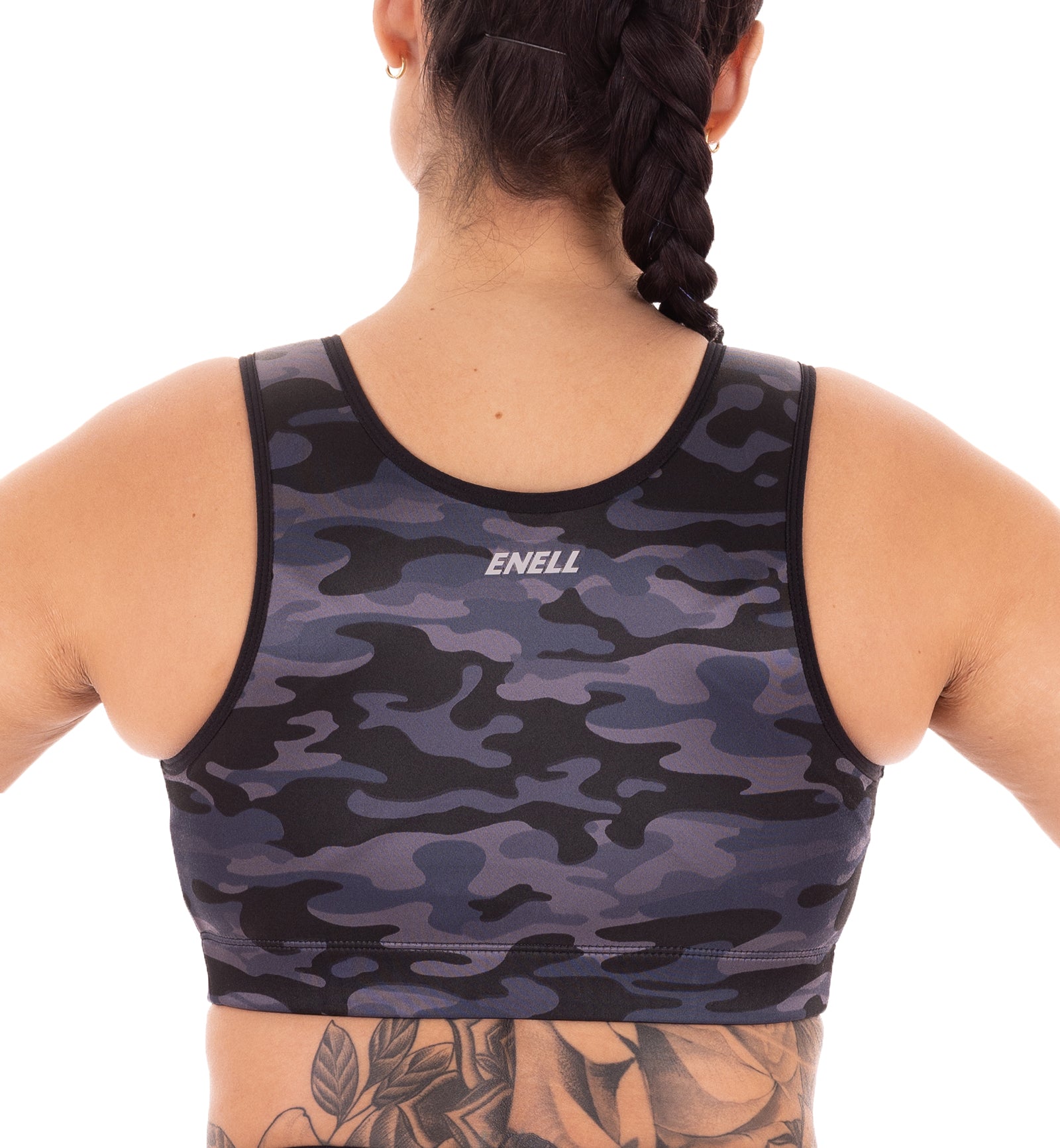 Enell High Impact Sports Bra (100),00,Black Camo - Black Camo,00