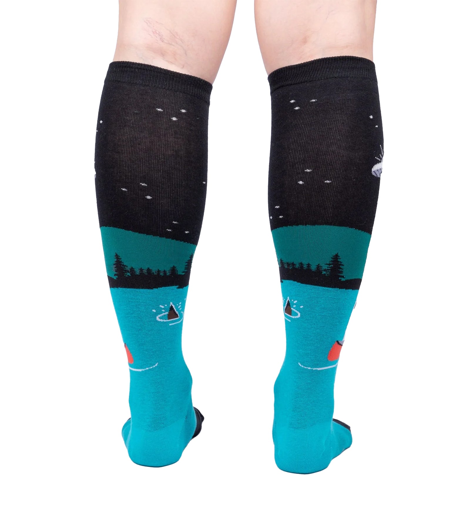 SOCK it to me Unisex Knee High Socks (F0619),Out of Boaty Experience - Out of Boaty Experience,One Size