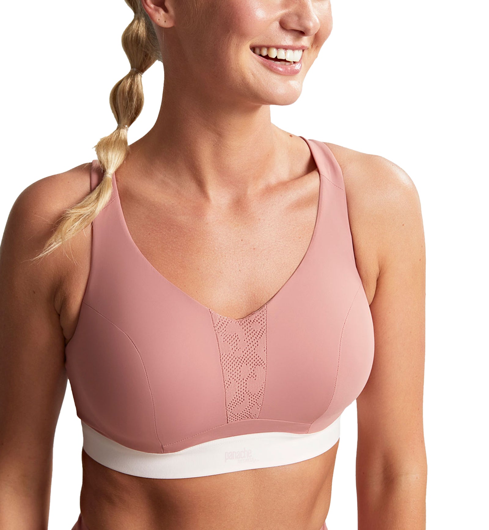 Panache Endurance Ultra Perform Non-padded Underwire Sports Bra (5022),28E,Sienna - Sienna,28E