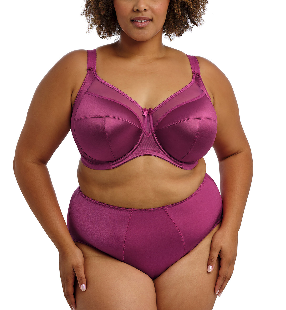 Goddess Keira Support Underwire Bra (6090),34I,Mulberry - Mulberry,34I